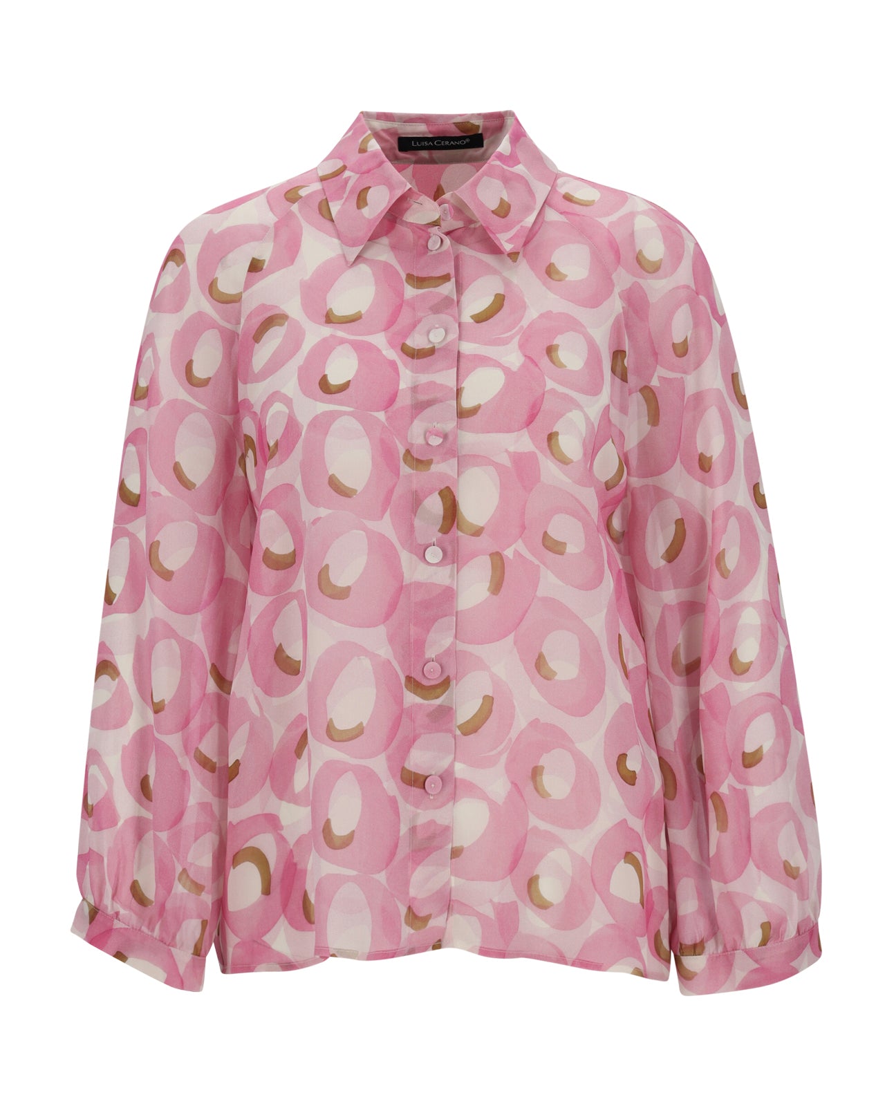 Retro Print Shirt - Retro Print Pink
