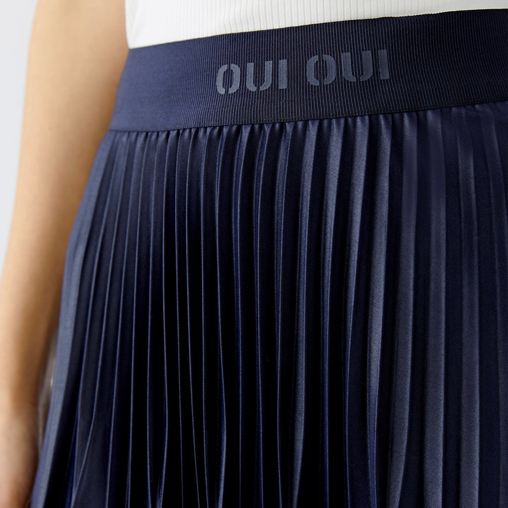 Pleated Skirt - Navy