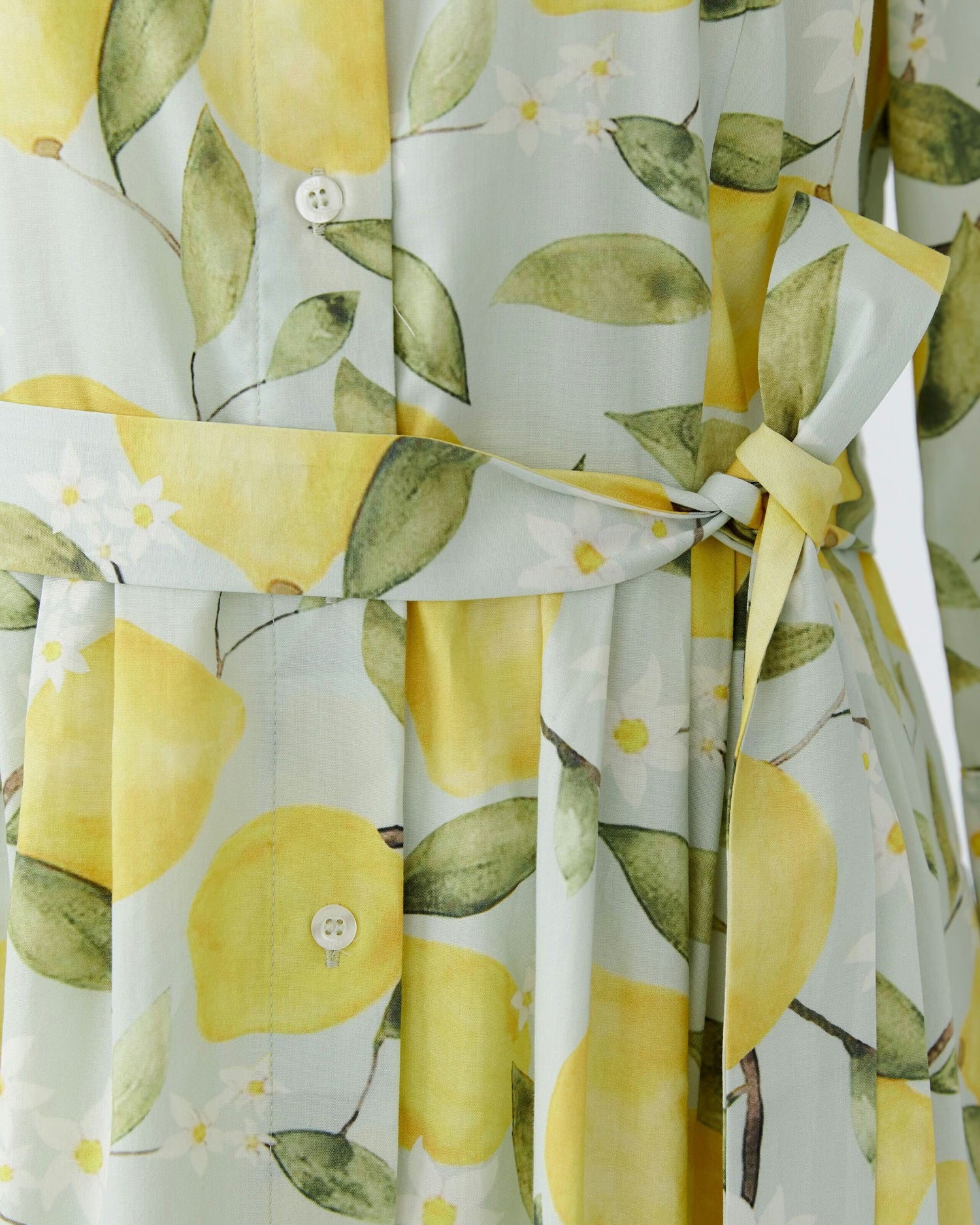 Lemon Shirt Dress - Lemon Khaki