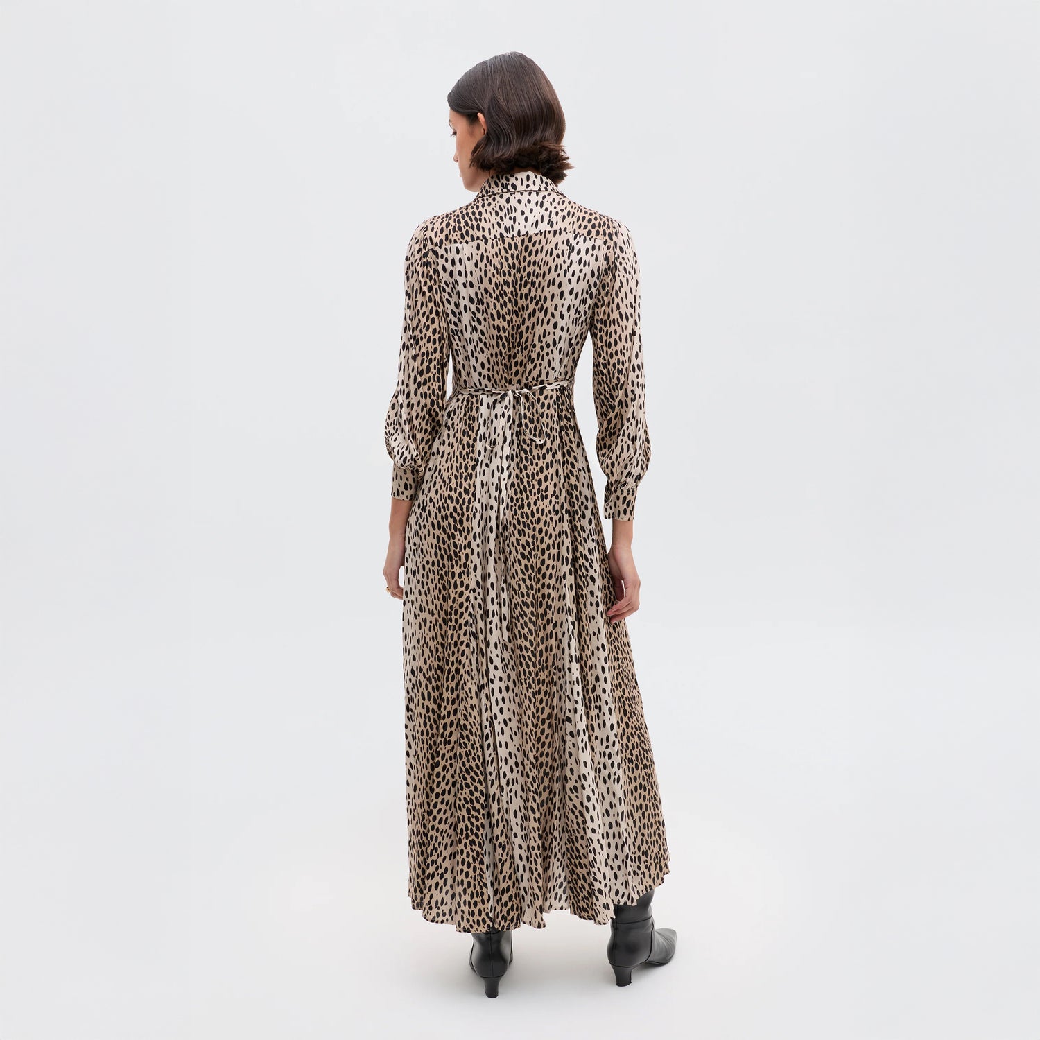 Maddison Dress - Antelope Spot Black