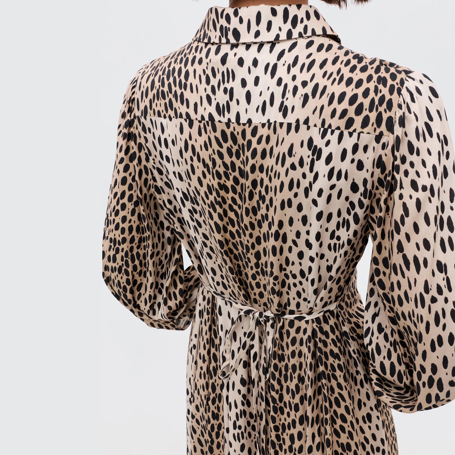 Maddison Dress - Antelope Spot Black