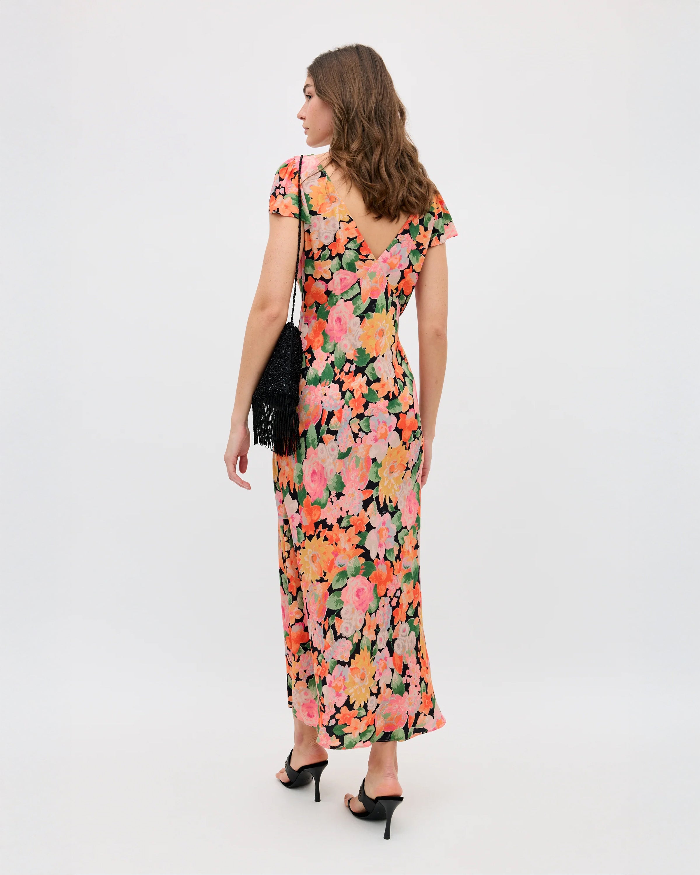 Cathy Dress - Chelsea Floral Black