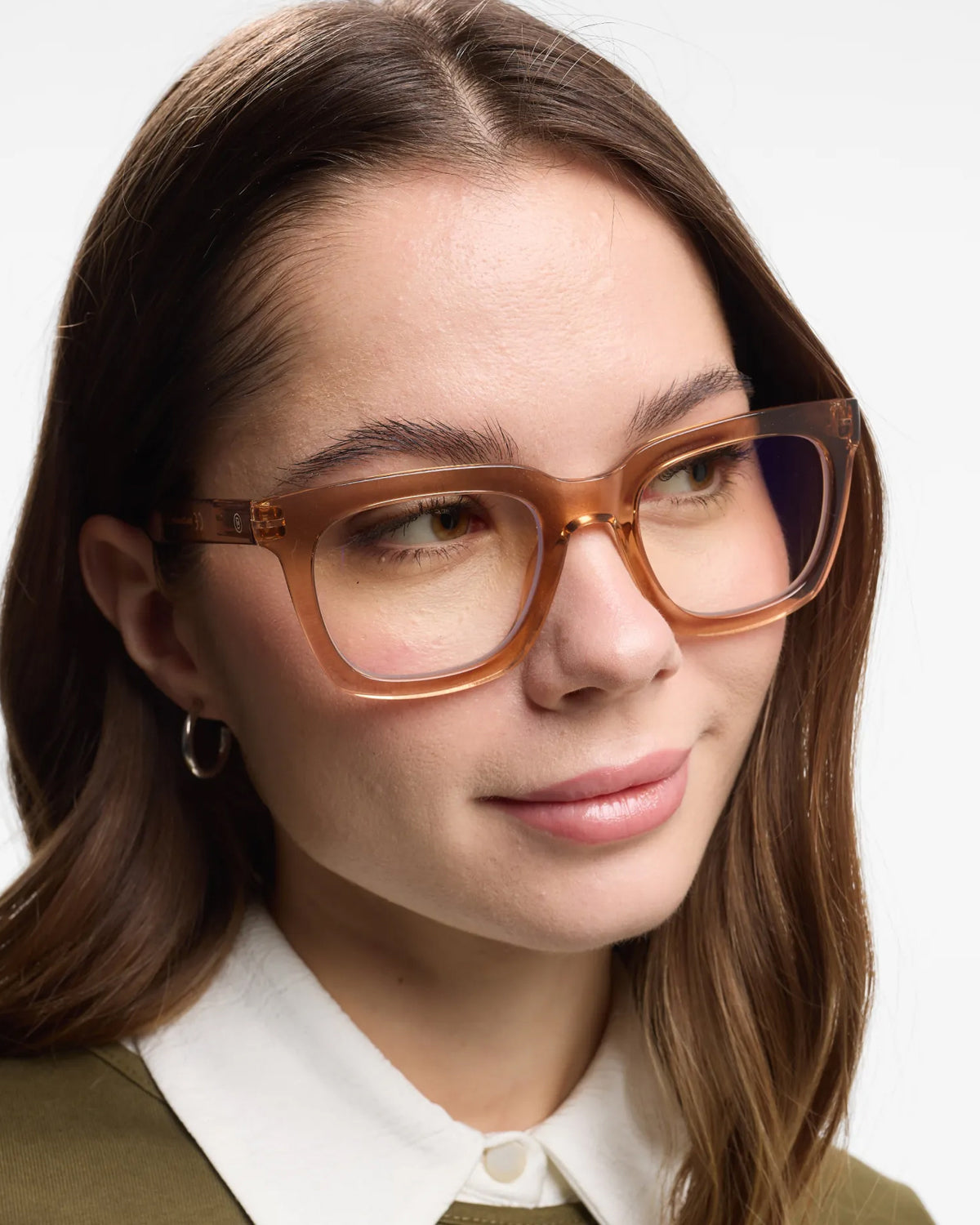 Max Glossy Reading Glasses - Rose