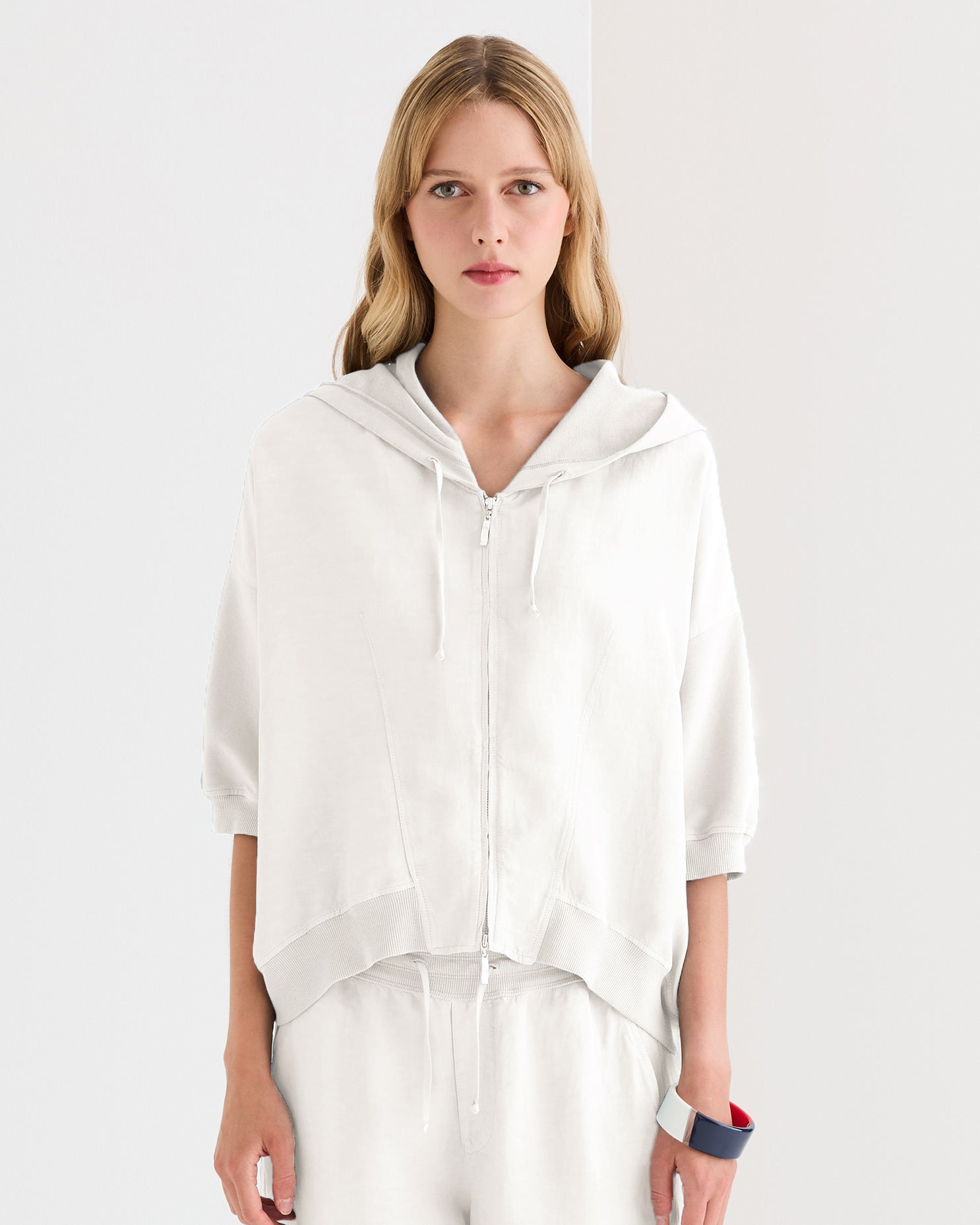 Hooded Top - White