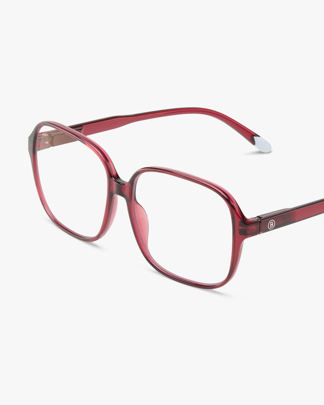 Pascal Glossy Reading Glasses - Cherry Lacquer