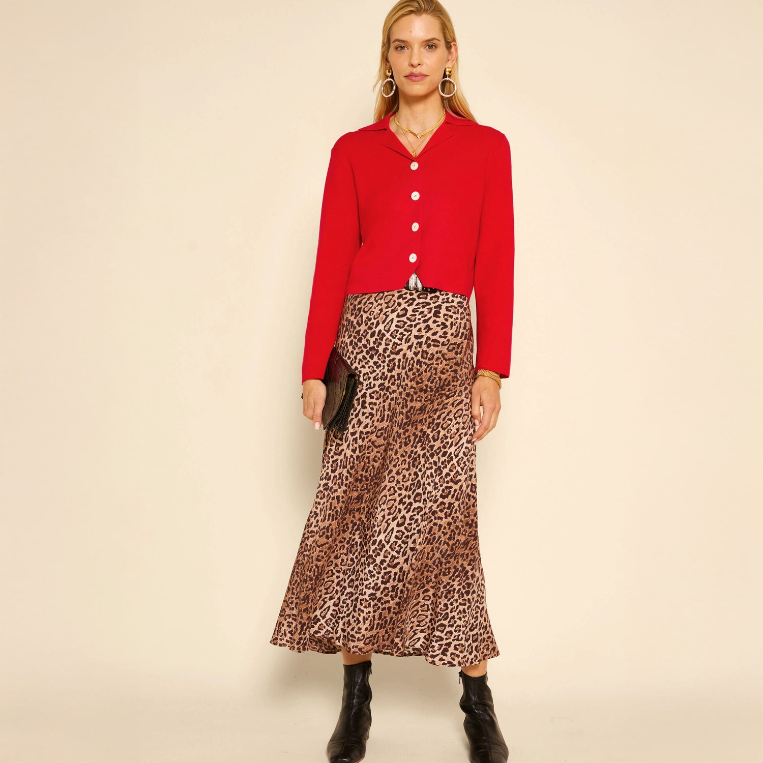 Aara Cardigan - Red