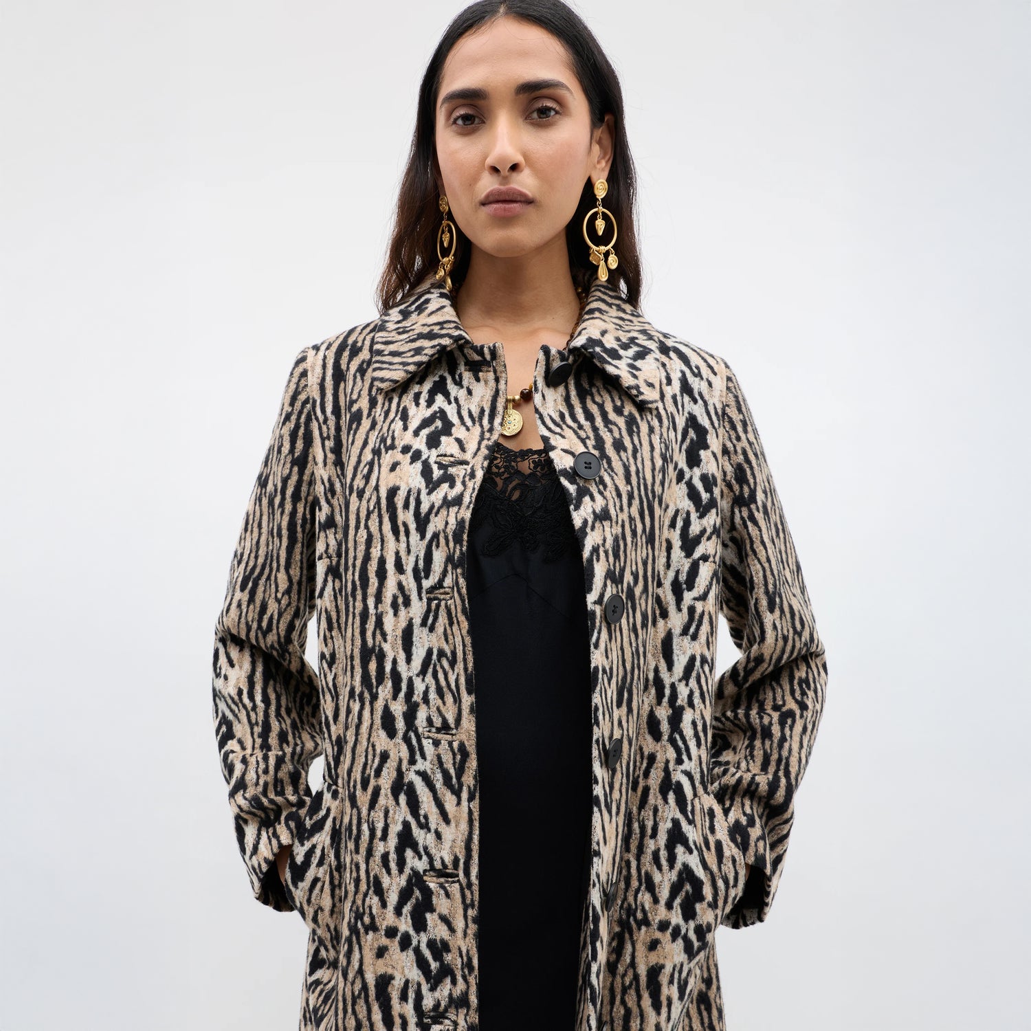 Milly Coat - Bohemia Leopard