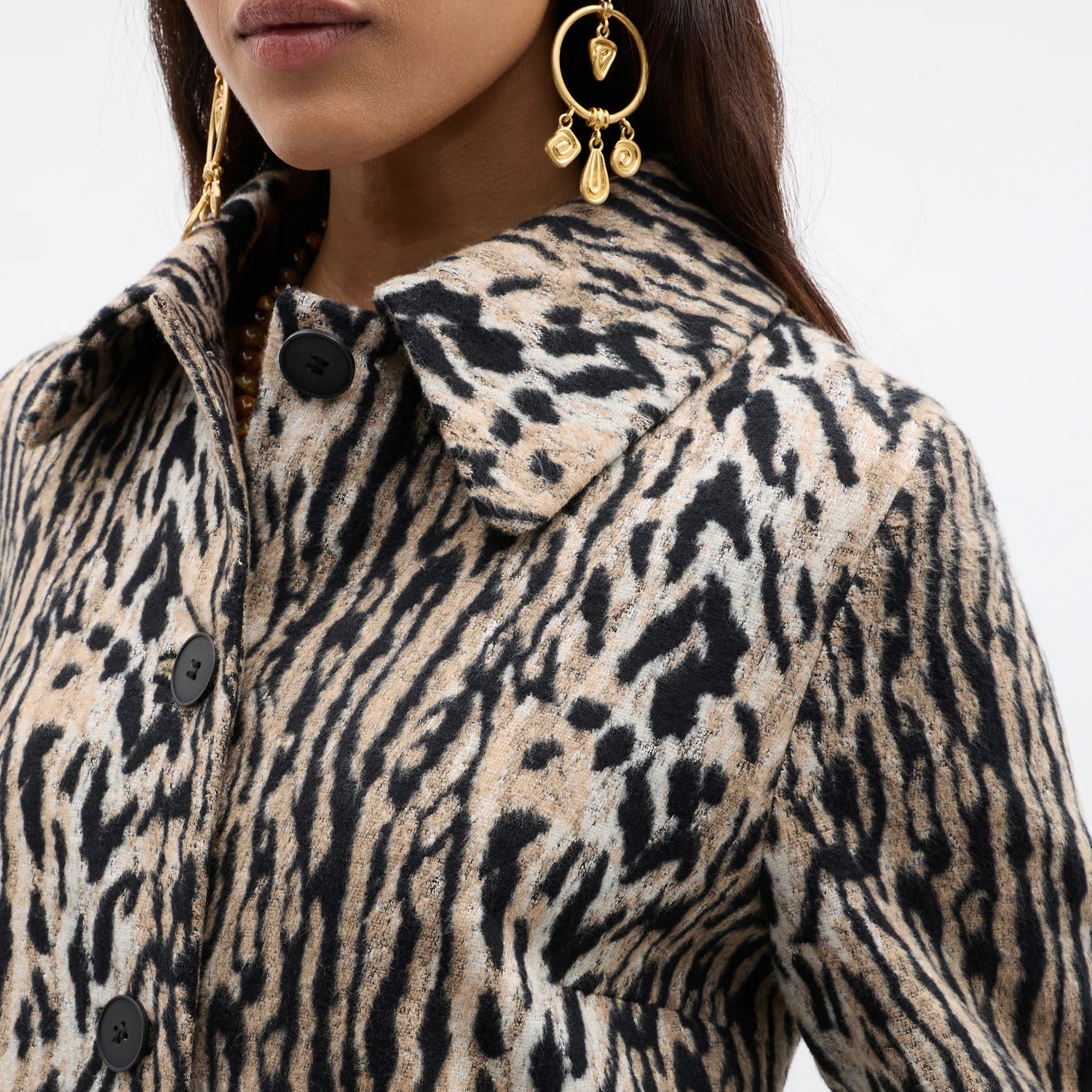 Milly Coat - Bohemia Leopard