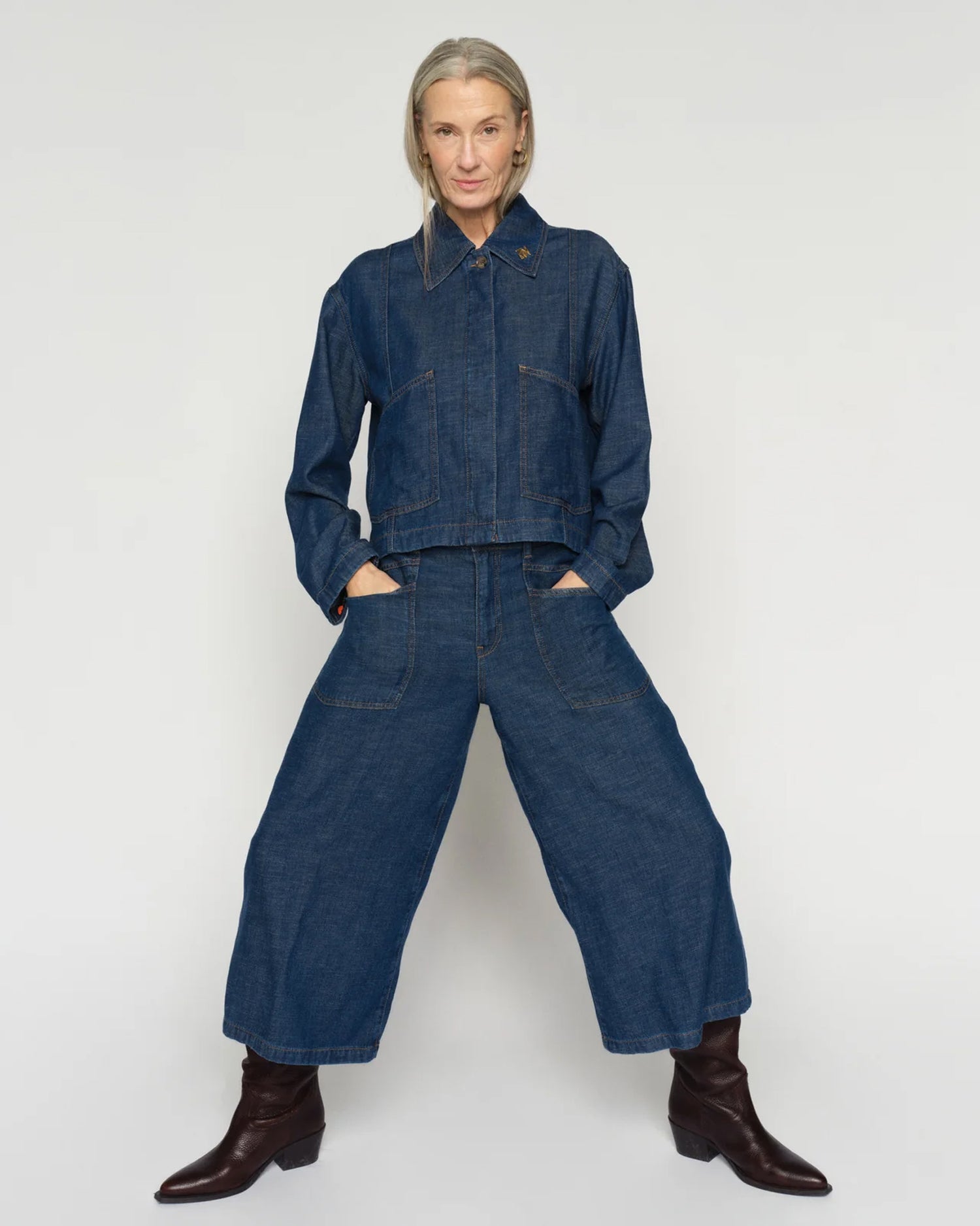 Culotte Arge Jeans - Dark Blue
