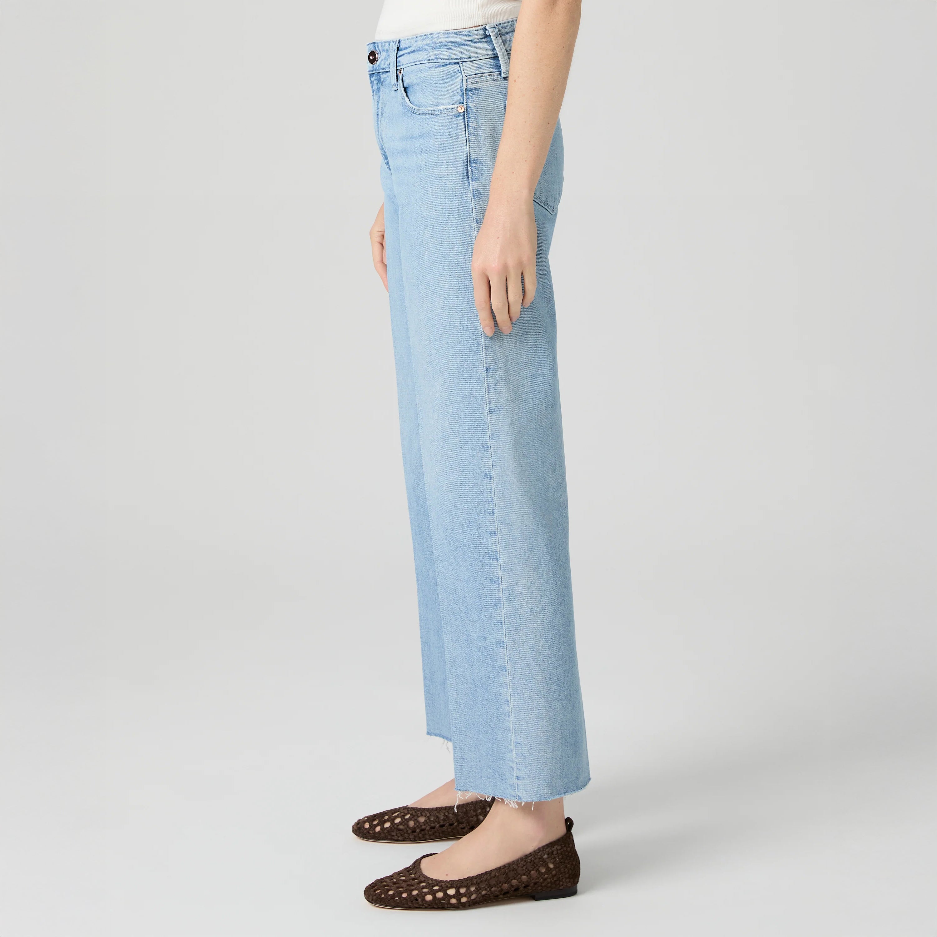 Leenah Ankle Raw Hem Reverse Seamed Beltloops - Brightside