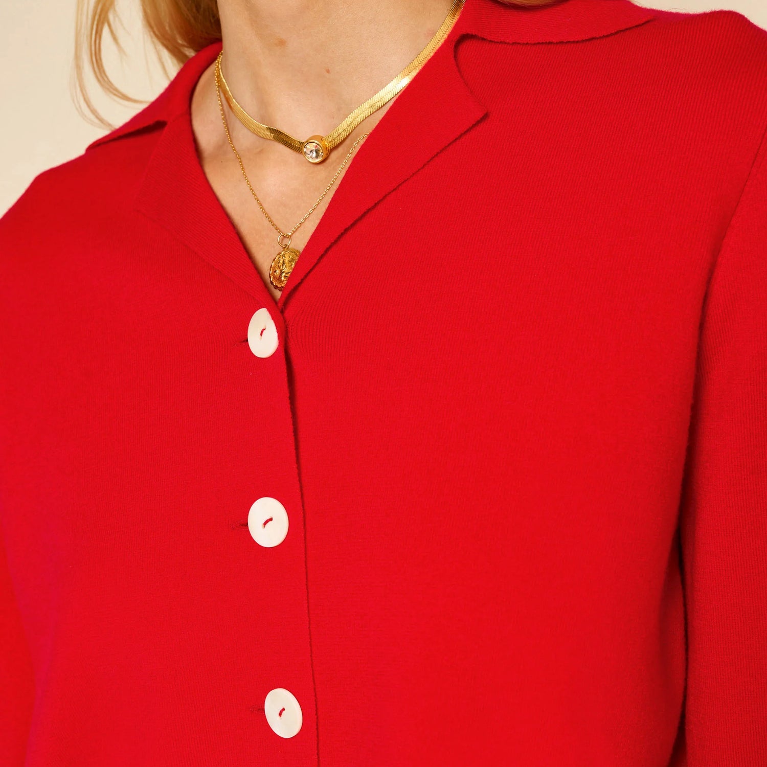 Aara Cardigan - Red