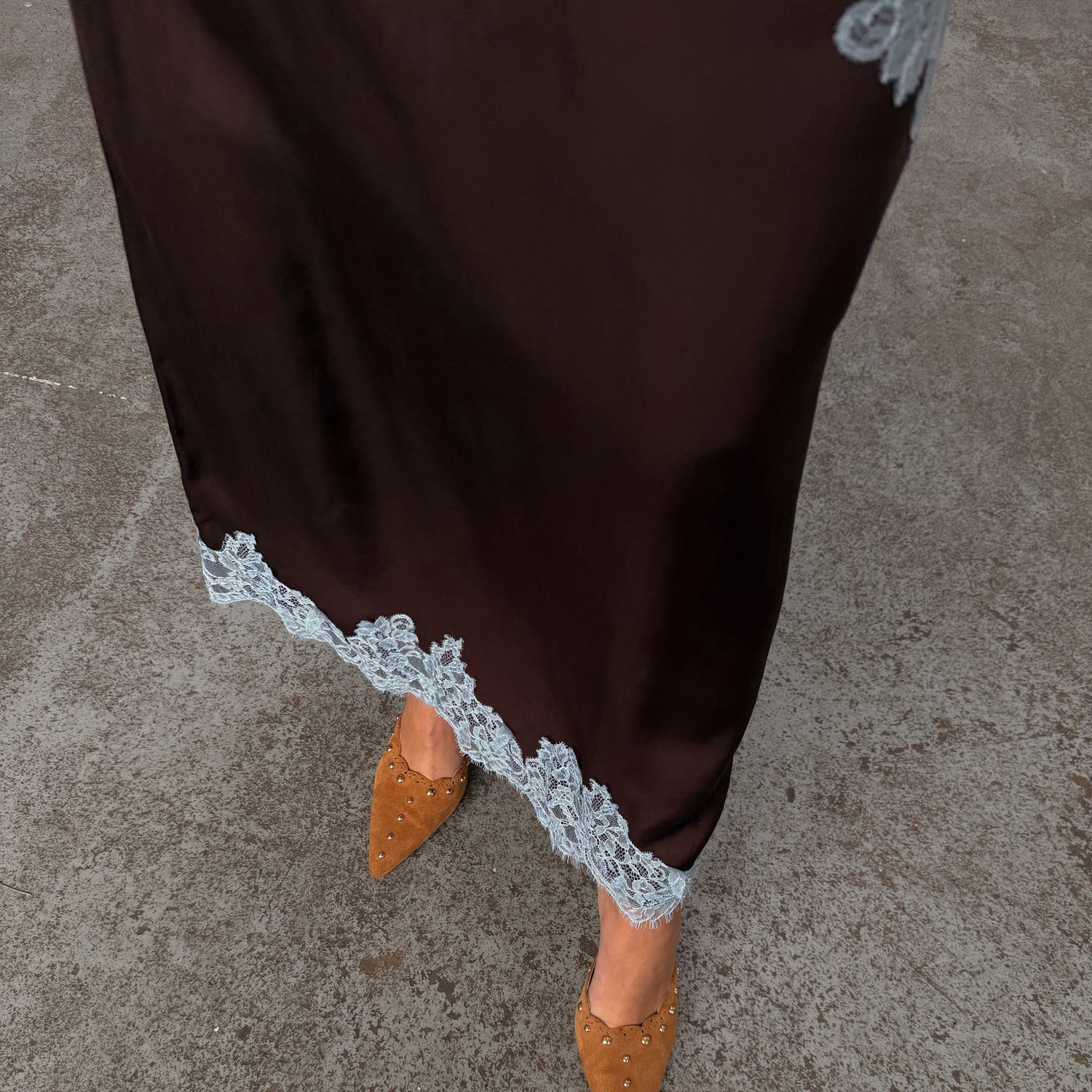 Chocolate Lily Skirt - Brown