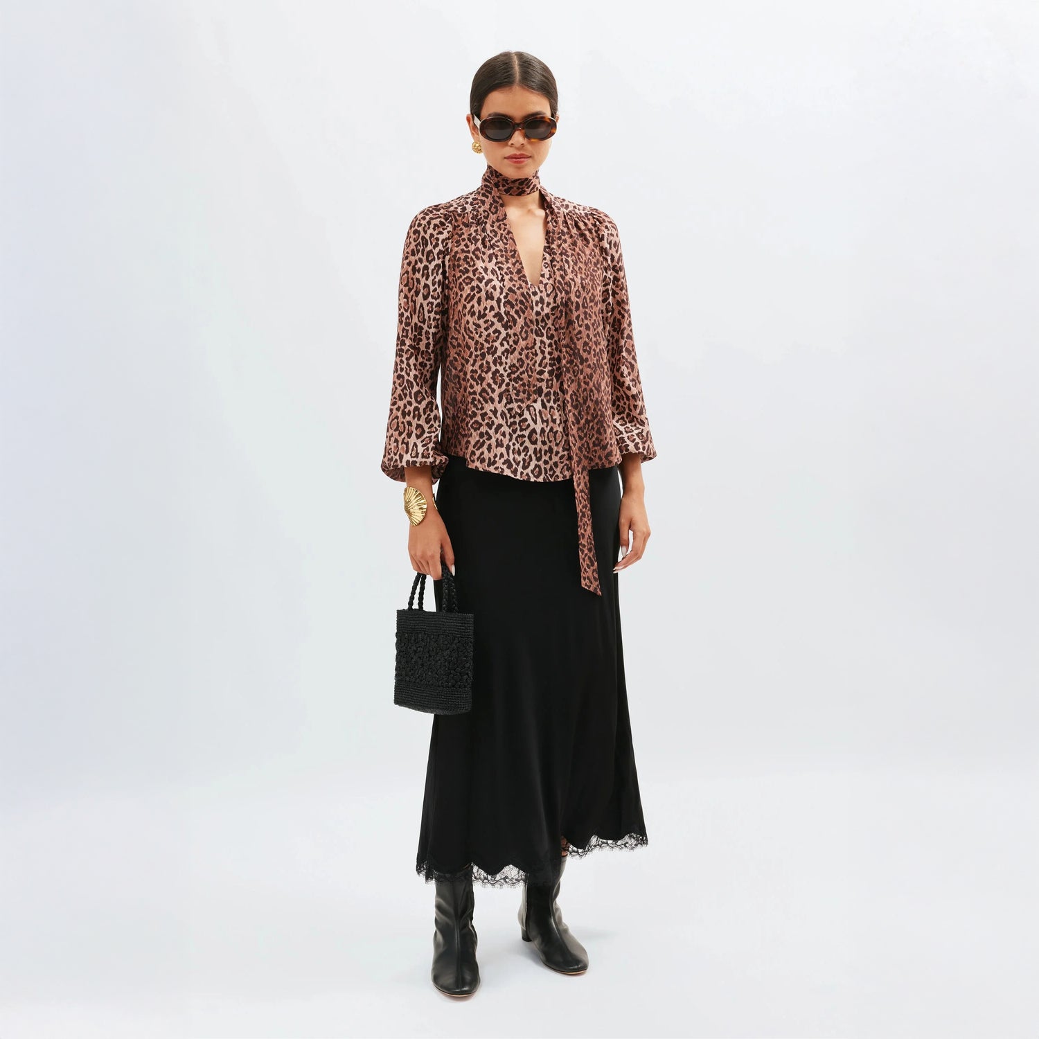 Moss Blouse - Leopard