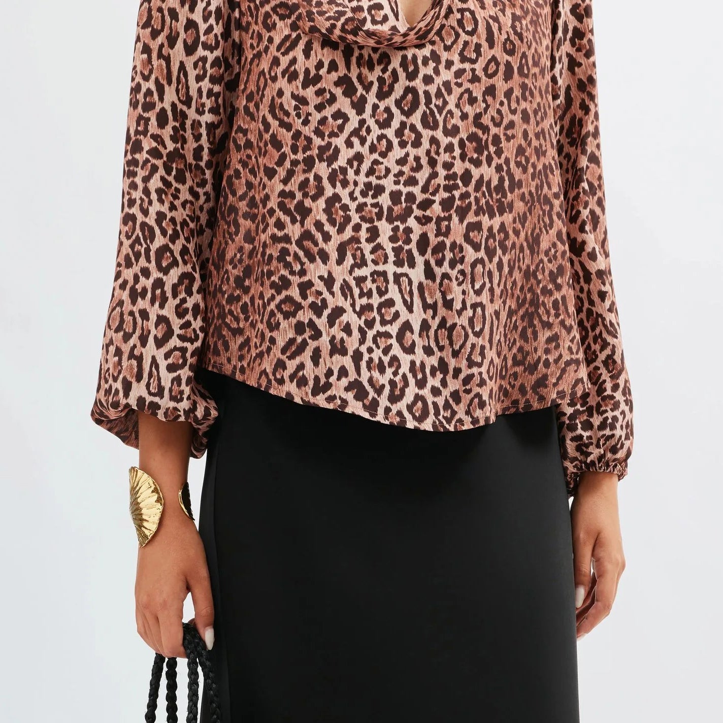Moss Blouse - Leopard