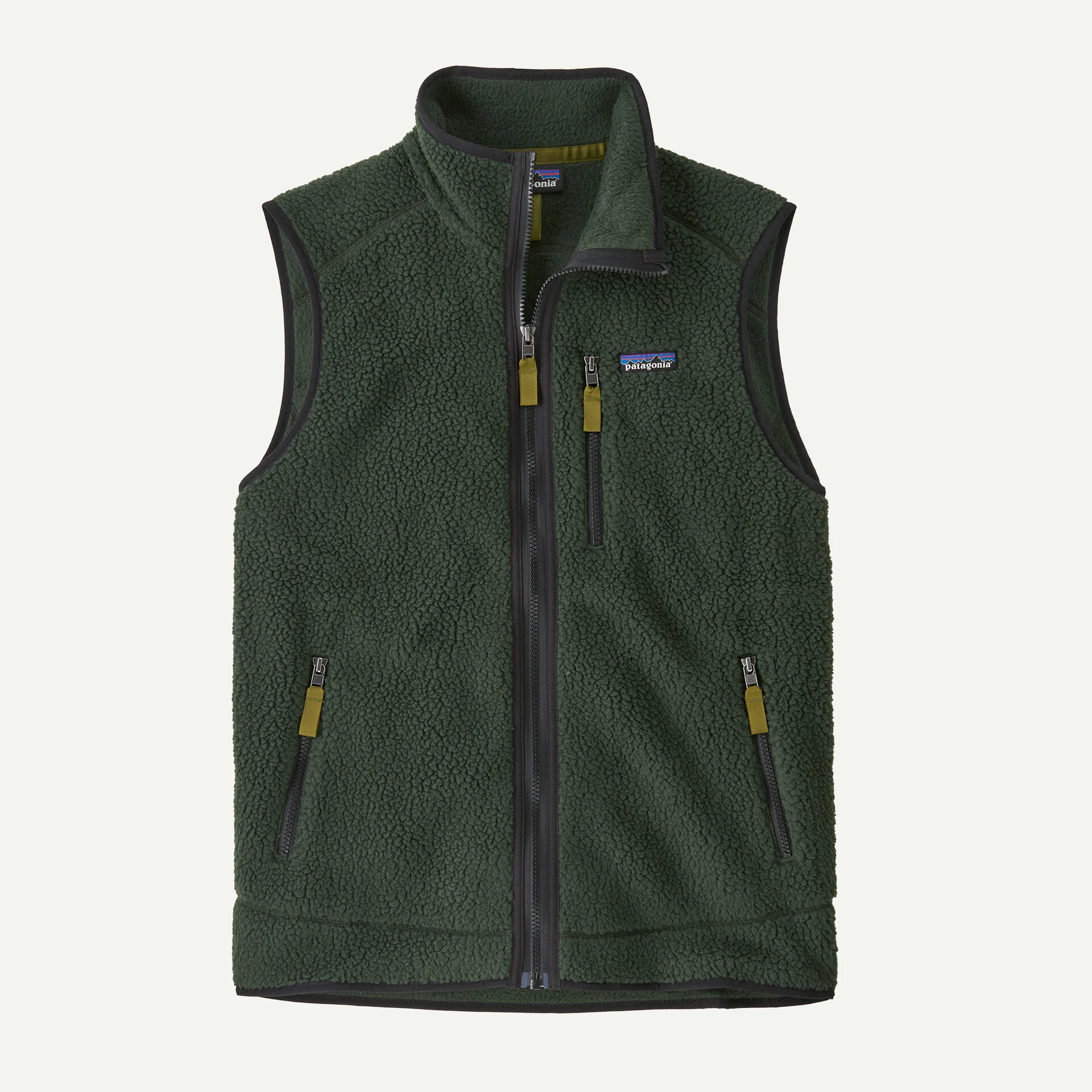 Retro Pile Vest - Old Growth Green