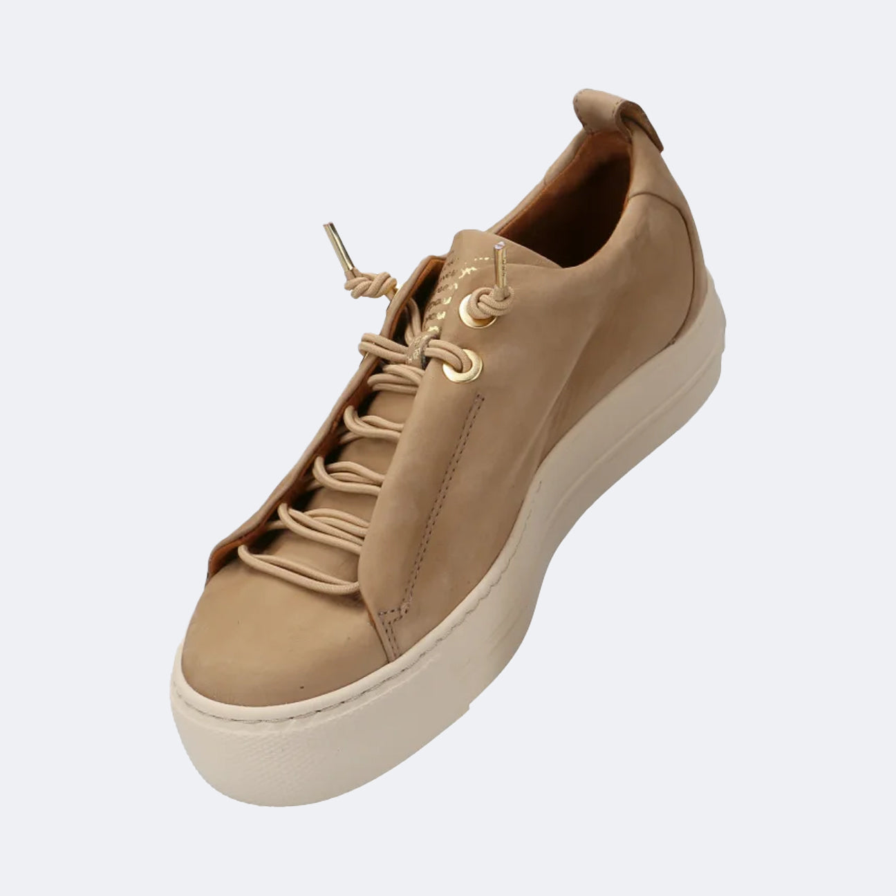 Elastic Lace Trainer - Nubuck