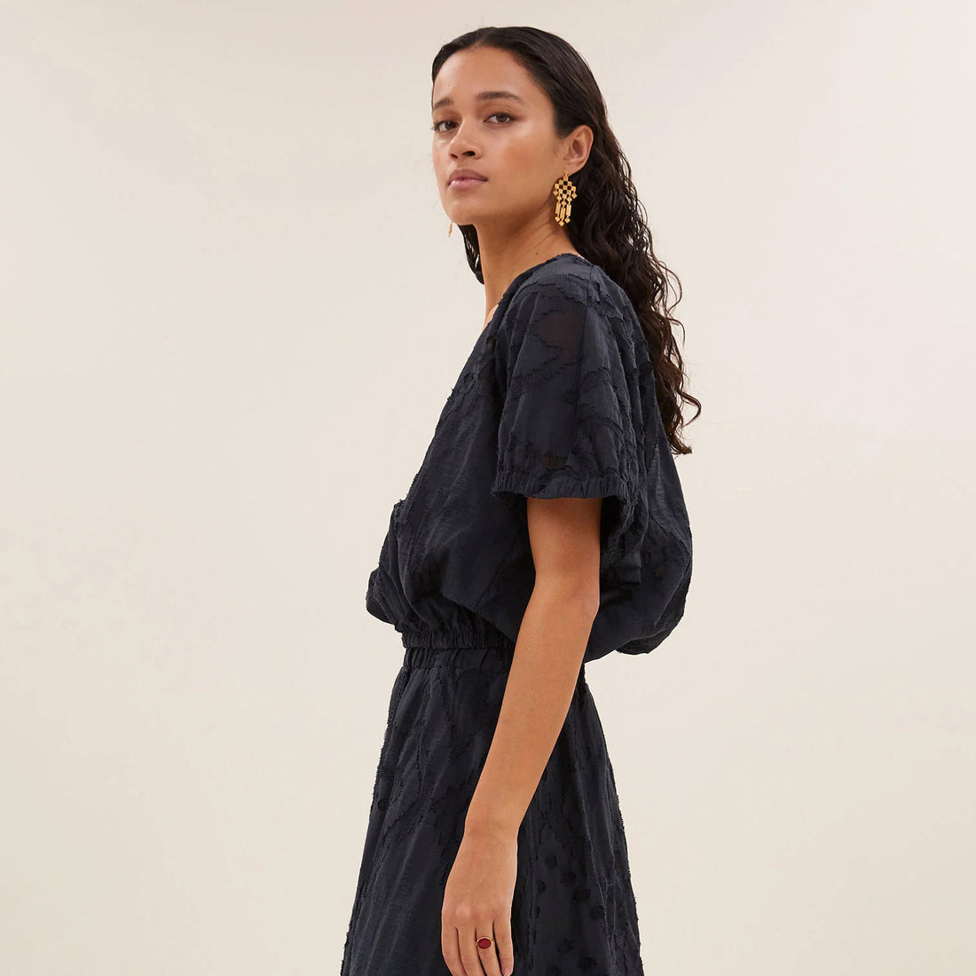 Mabel Mist Blouse - Midnight