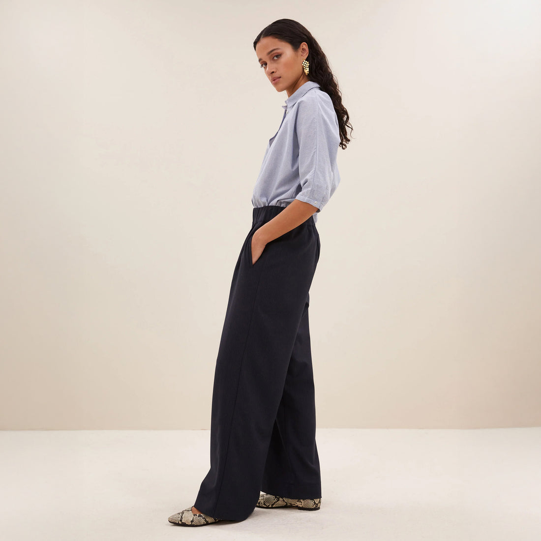 Benji Copper Stripe Pants - Copper Stripe