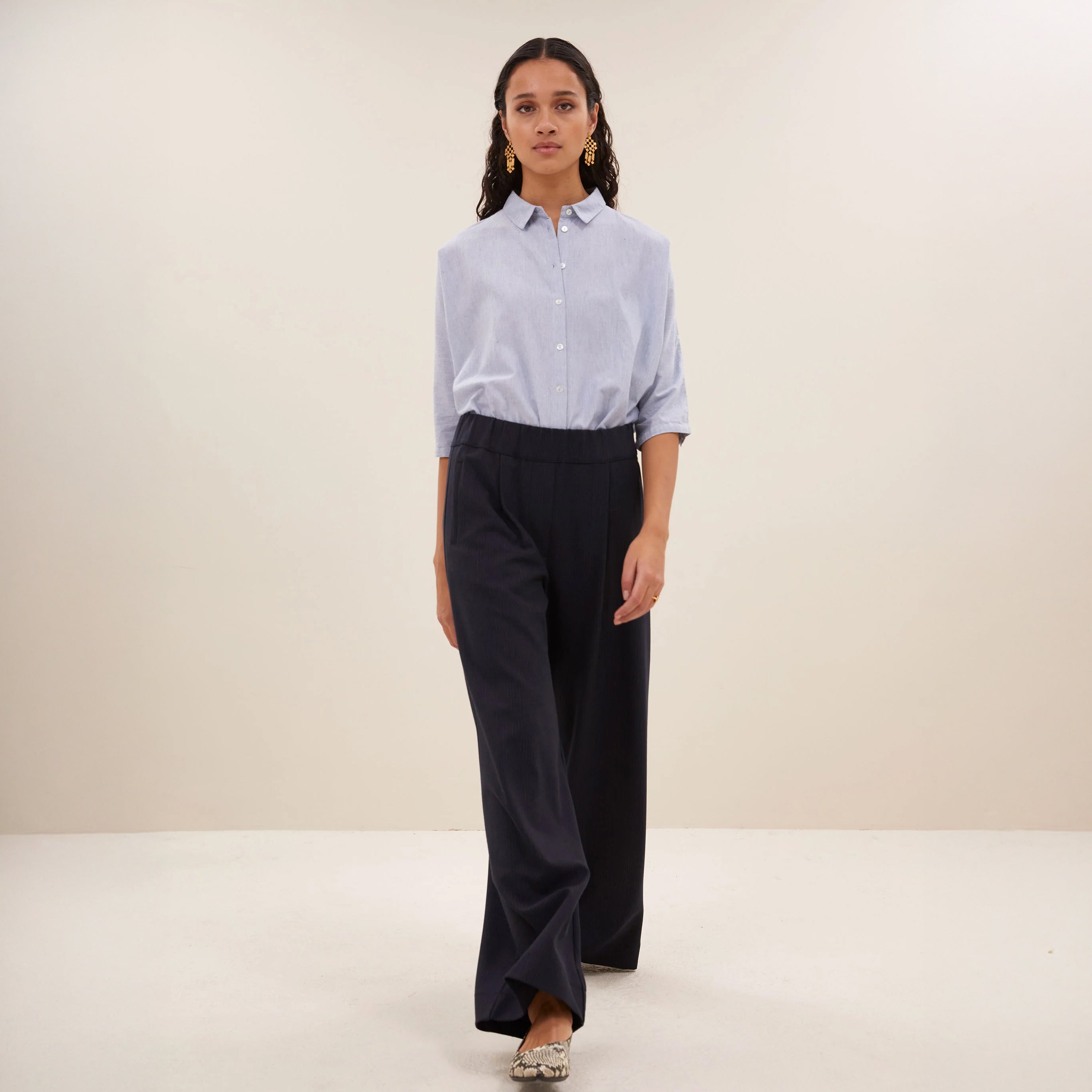 Benji Copper Stripe Pants - Copper Stripe