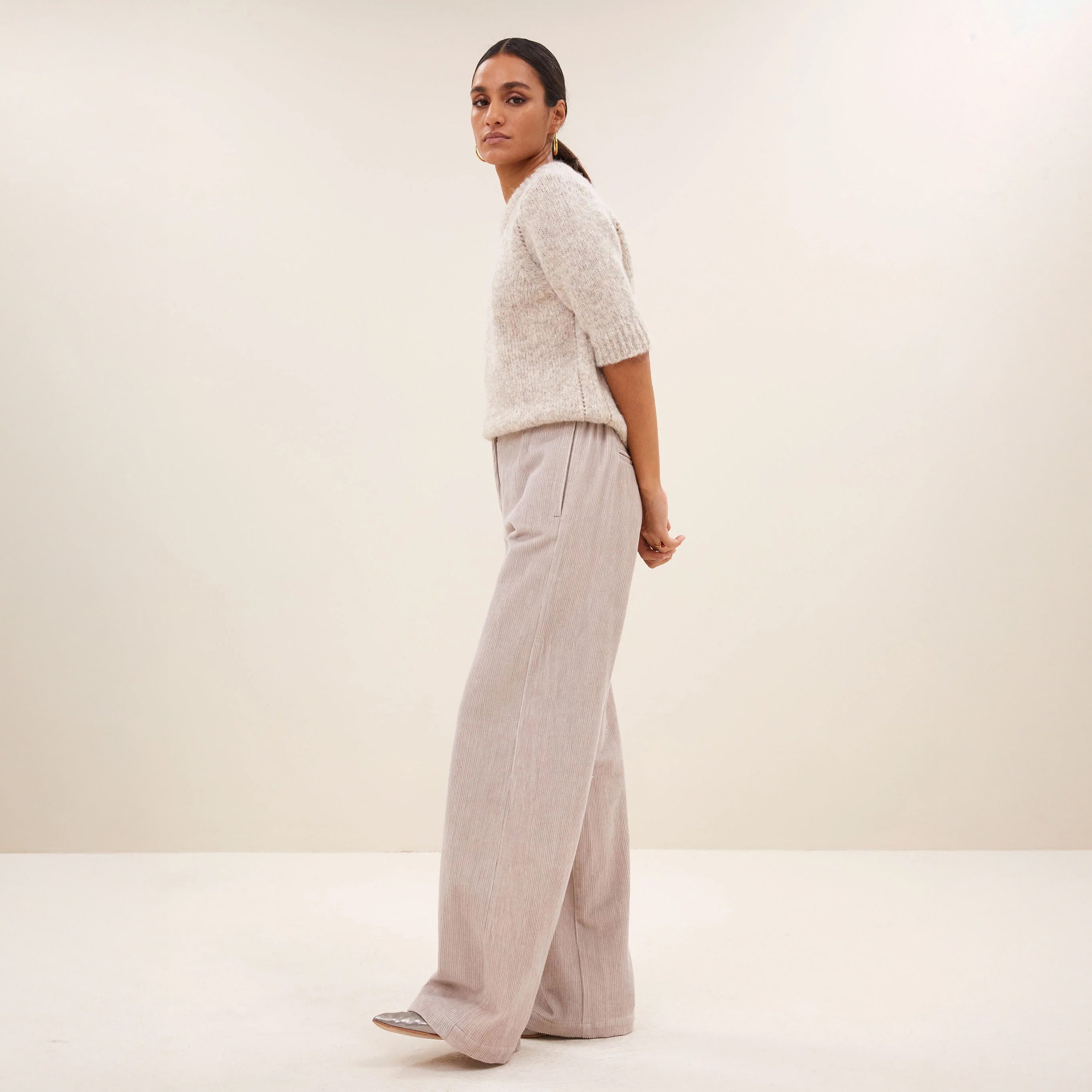 Odin Cord Pants - Light Chalk