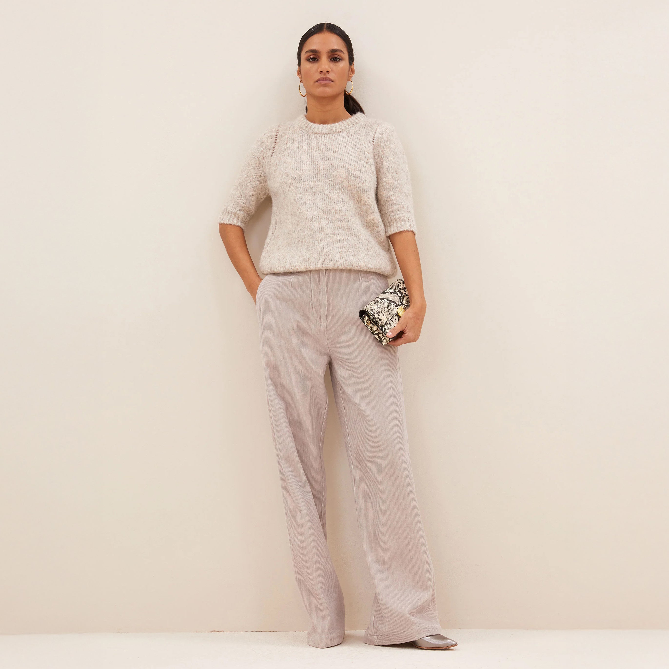 Odin Cord Pants - Light Chalk
