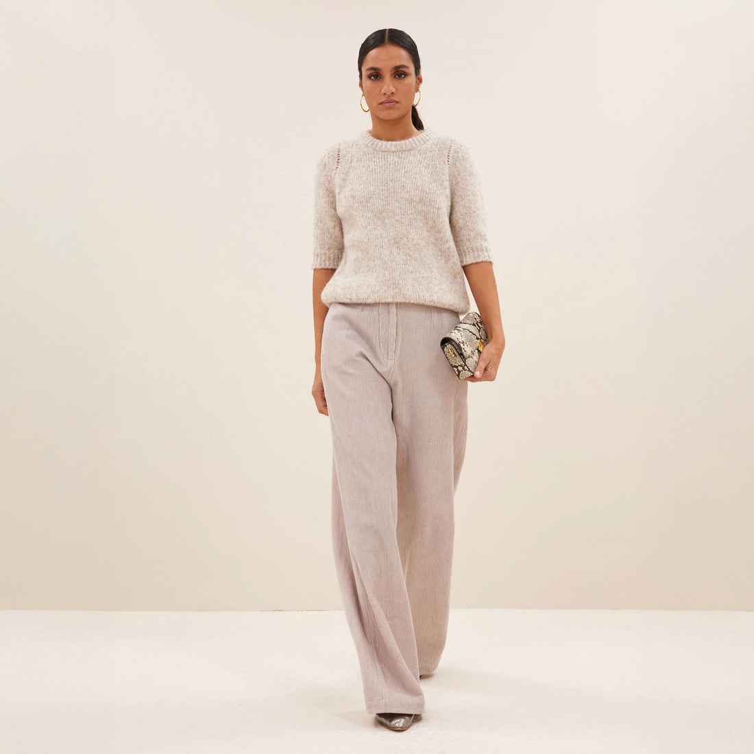 Odin Cord Pants - Light Chalk