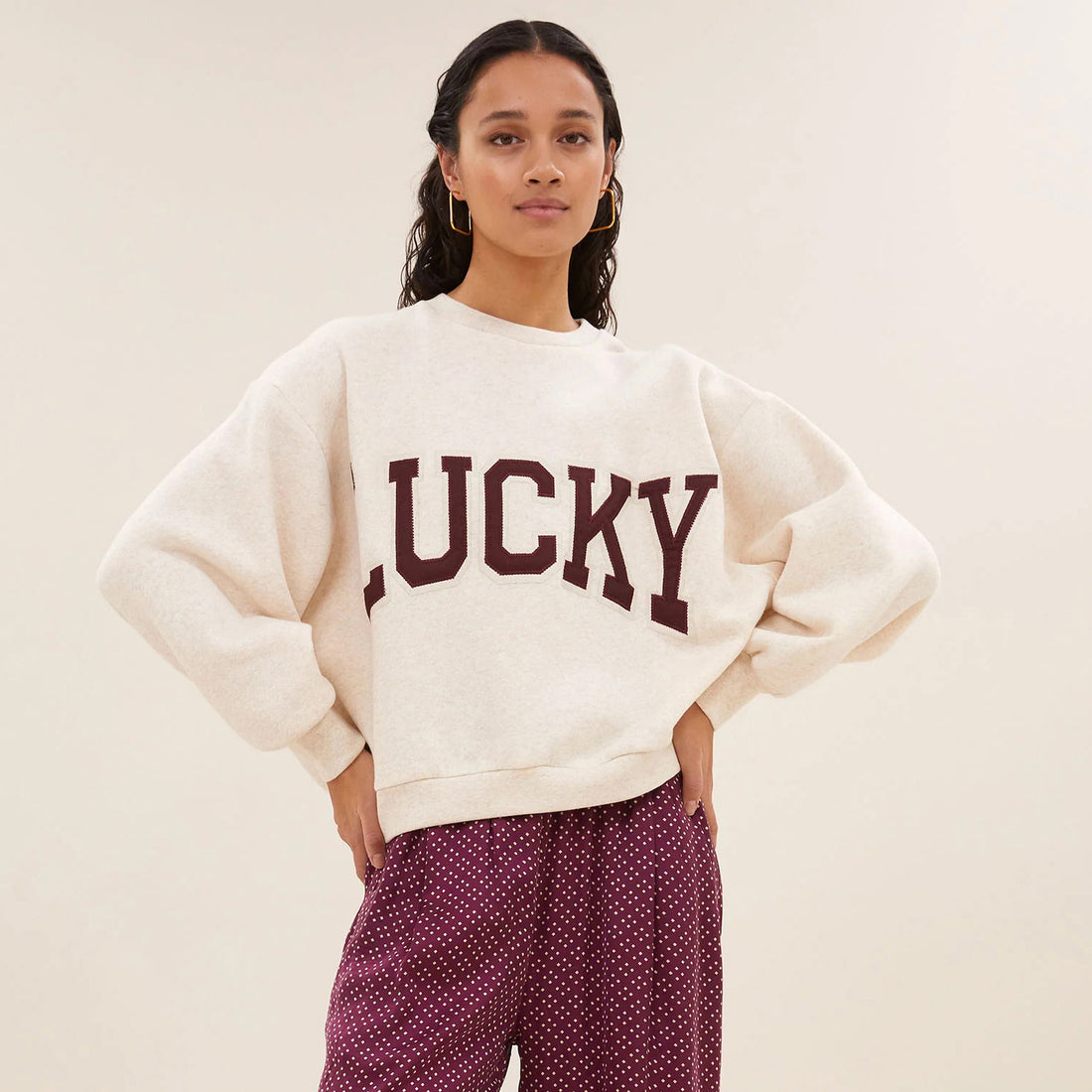 Bibi Sweater - Oyster Melee