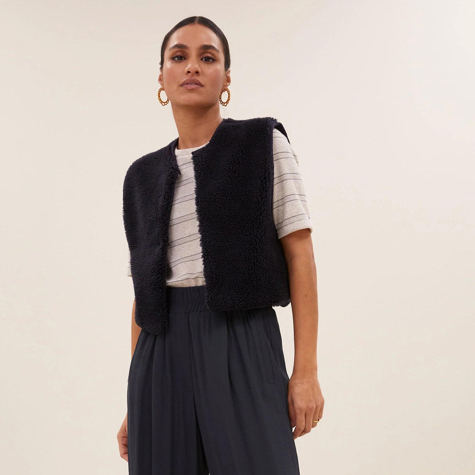 Wolly Gilet - Midnight