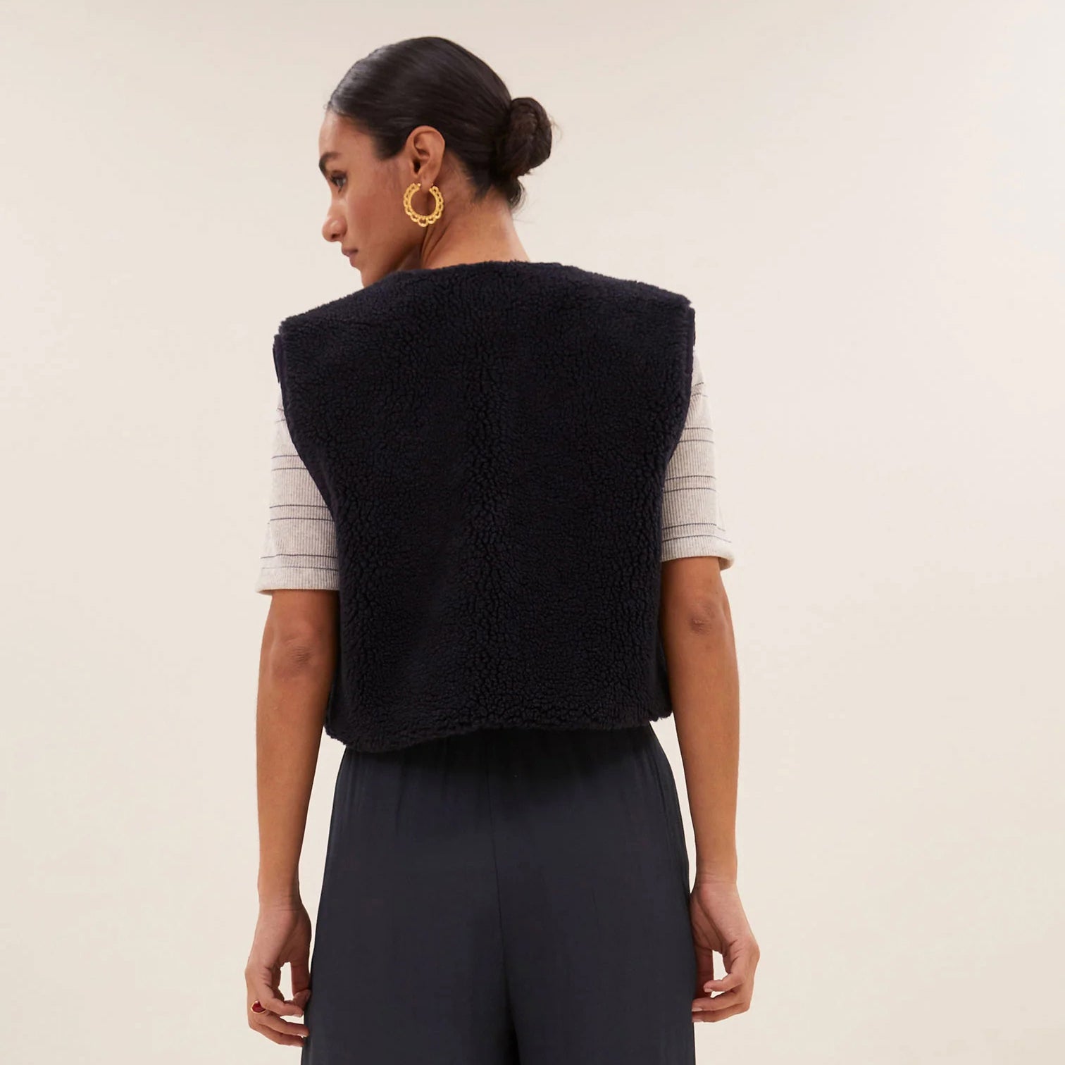 Wolly Gilet - Midnight