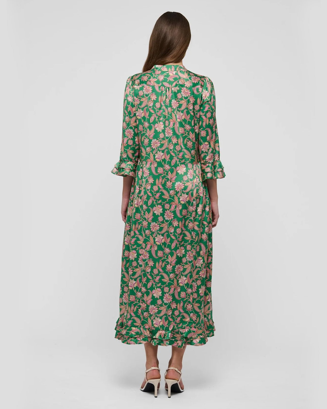 Rosanna Dress - Paisley Green