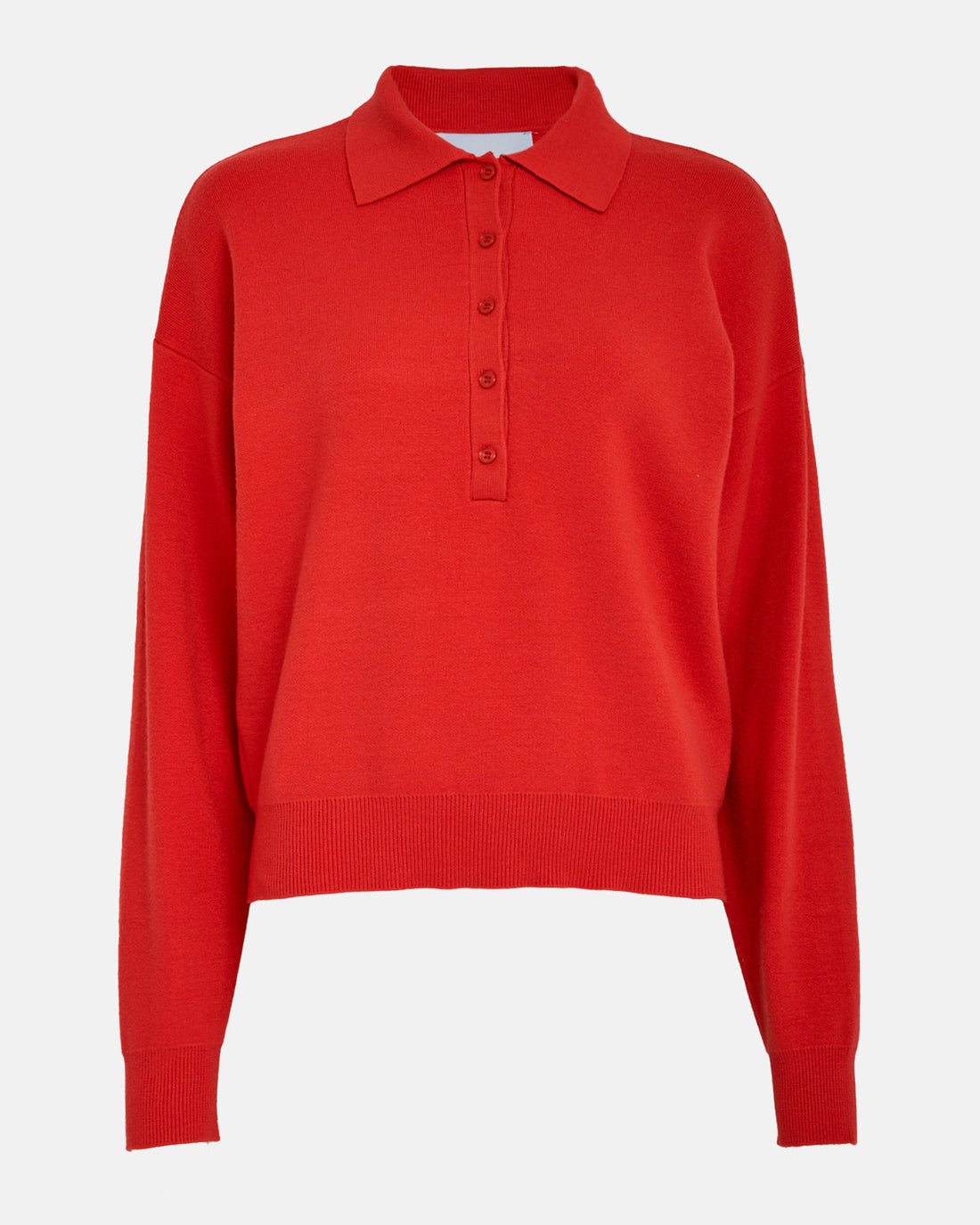Lupi Polo Knit Pullover - High Risk Red