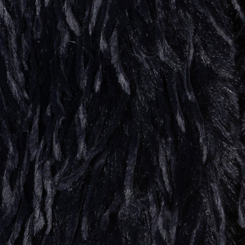 Feather Effect Jacket - Dark Blue
