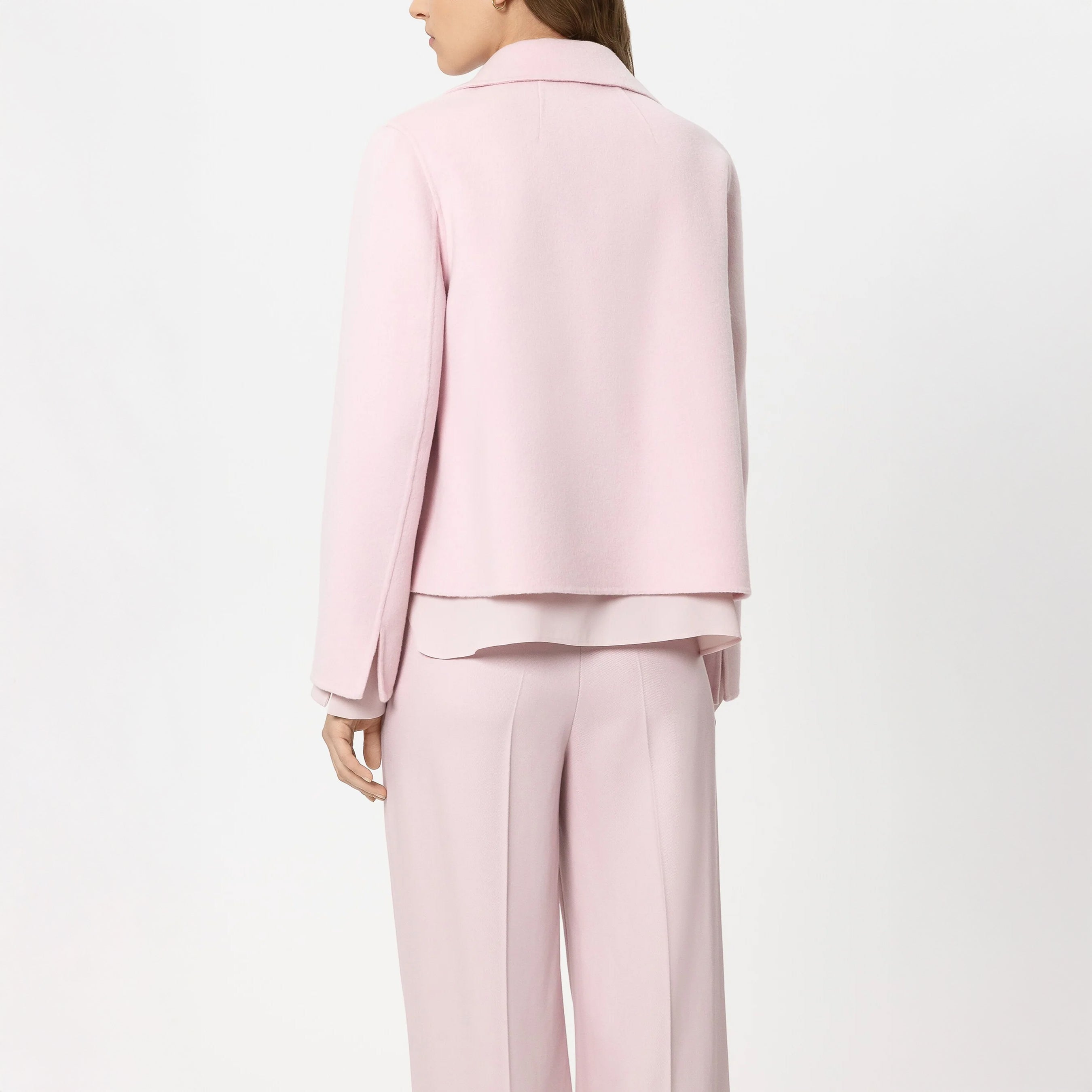 Doubleface Wool/Cashmere Jacket - Creamy Blush