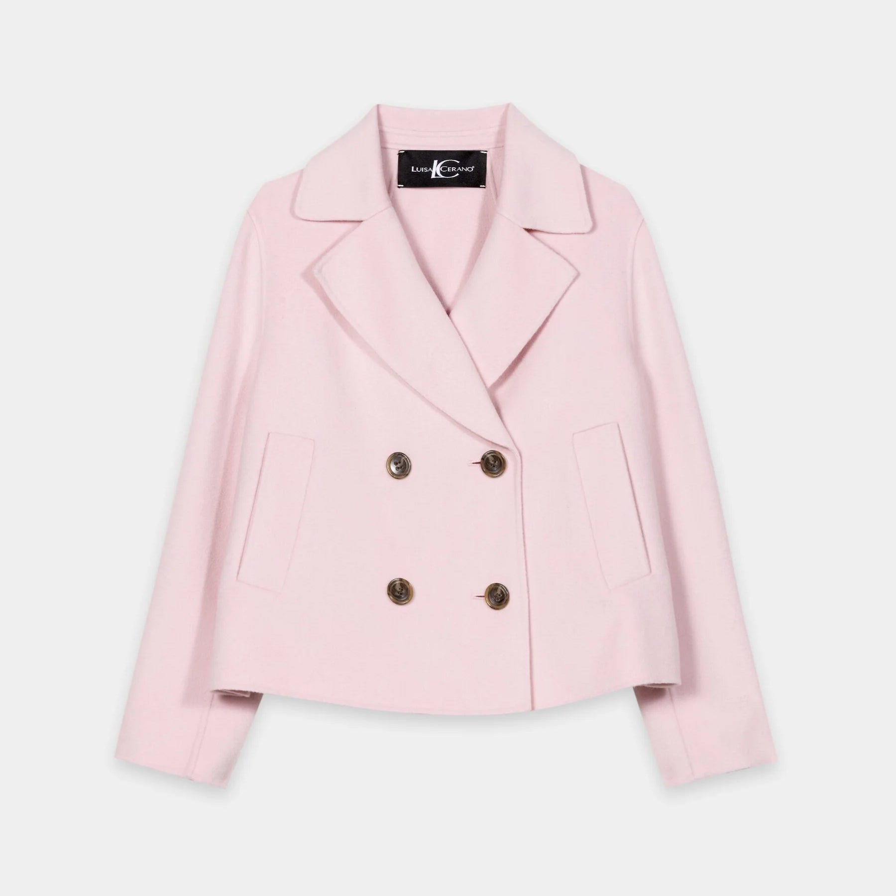 Doubleface Wool/Cashmere Jacket - Creamy Blush