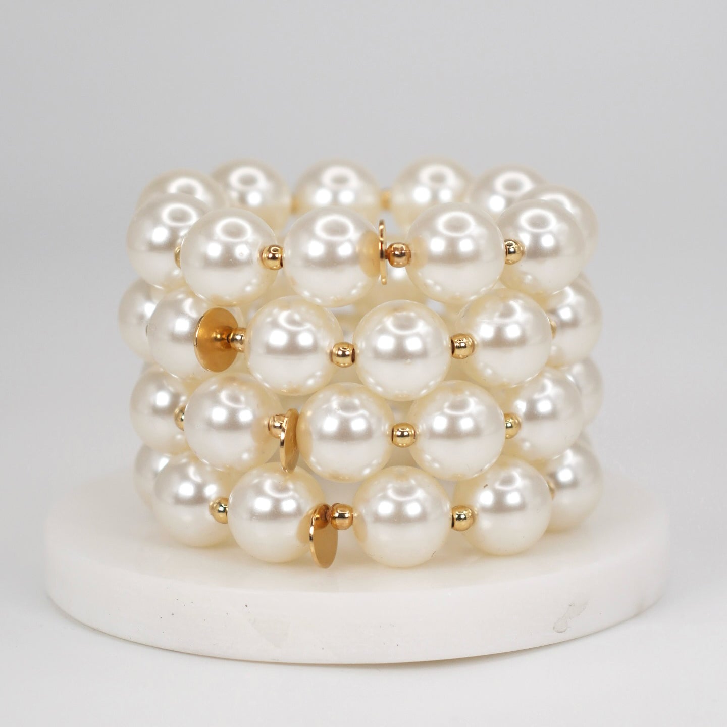 Round Bobble - Pearl