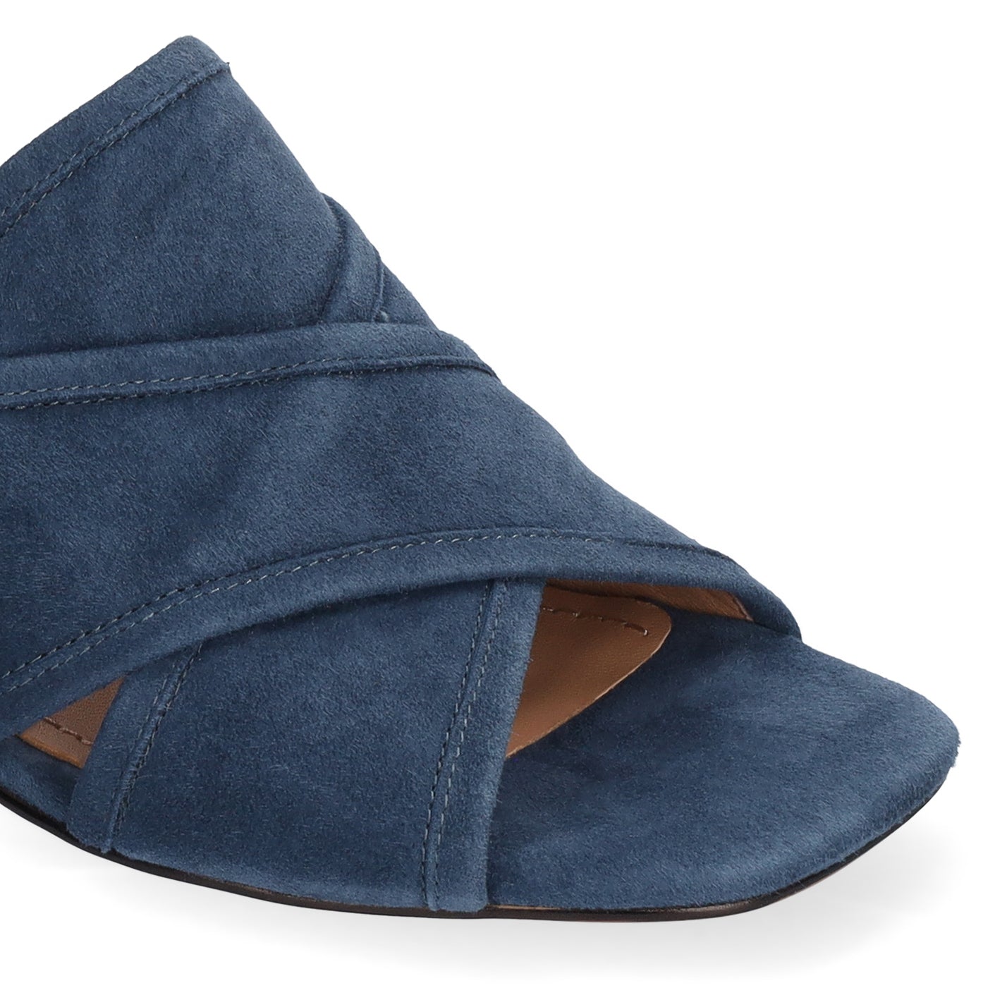 Hania Heeled Sandal - Azul Denim