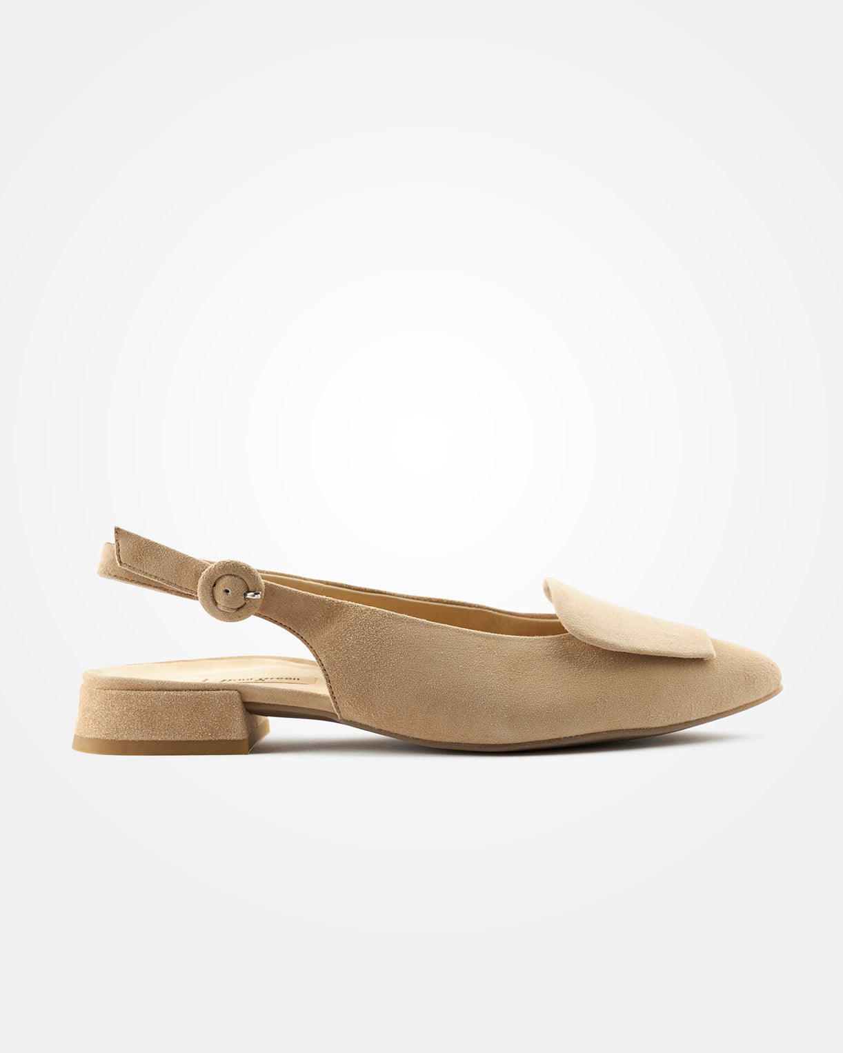 Pointed Sling Back - Beige