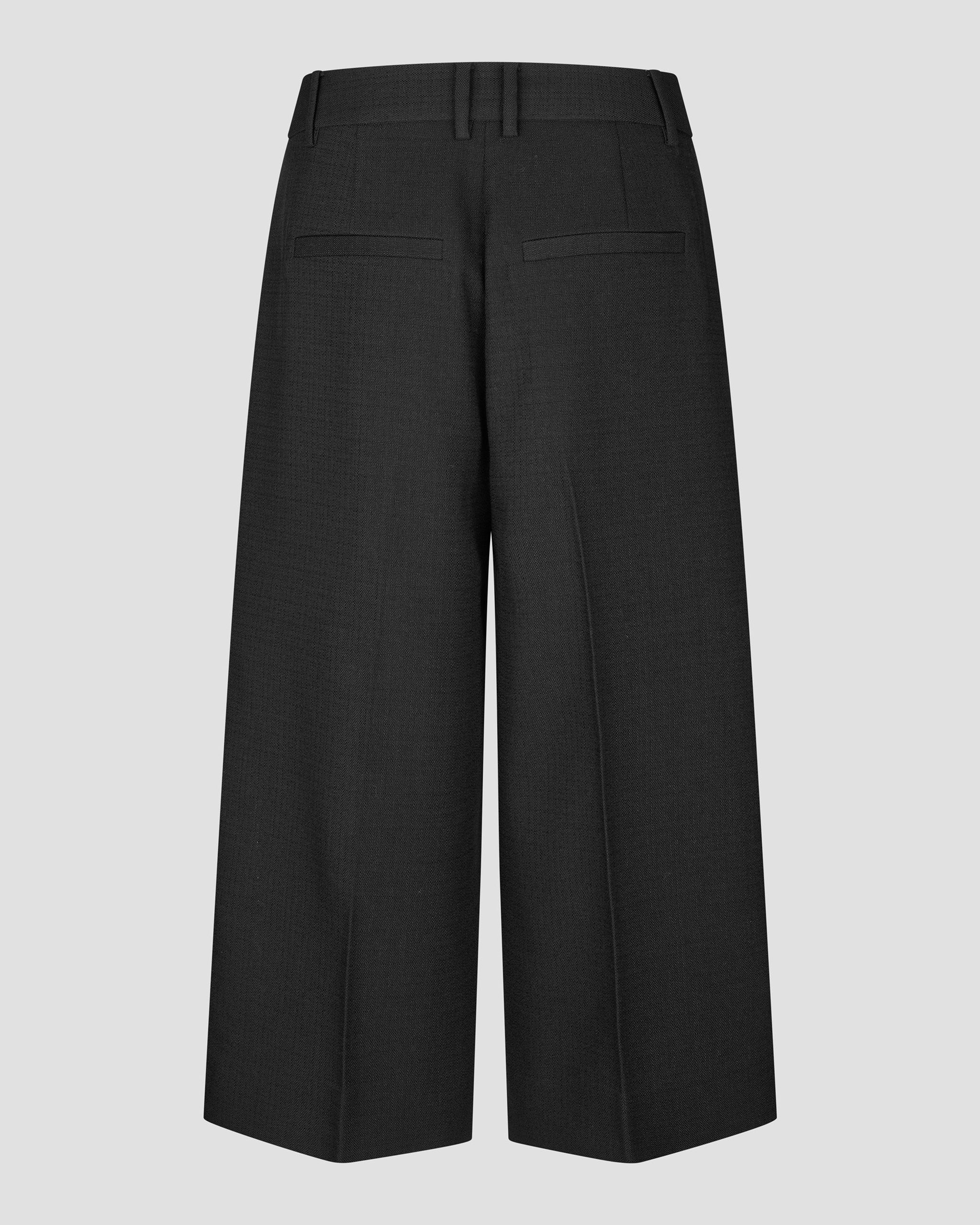 Sella Cropped Trousers - Black
