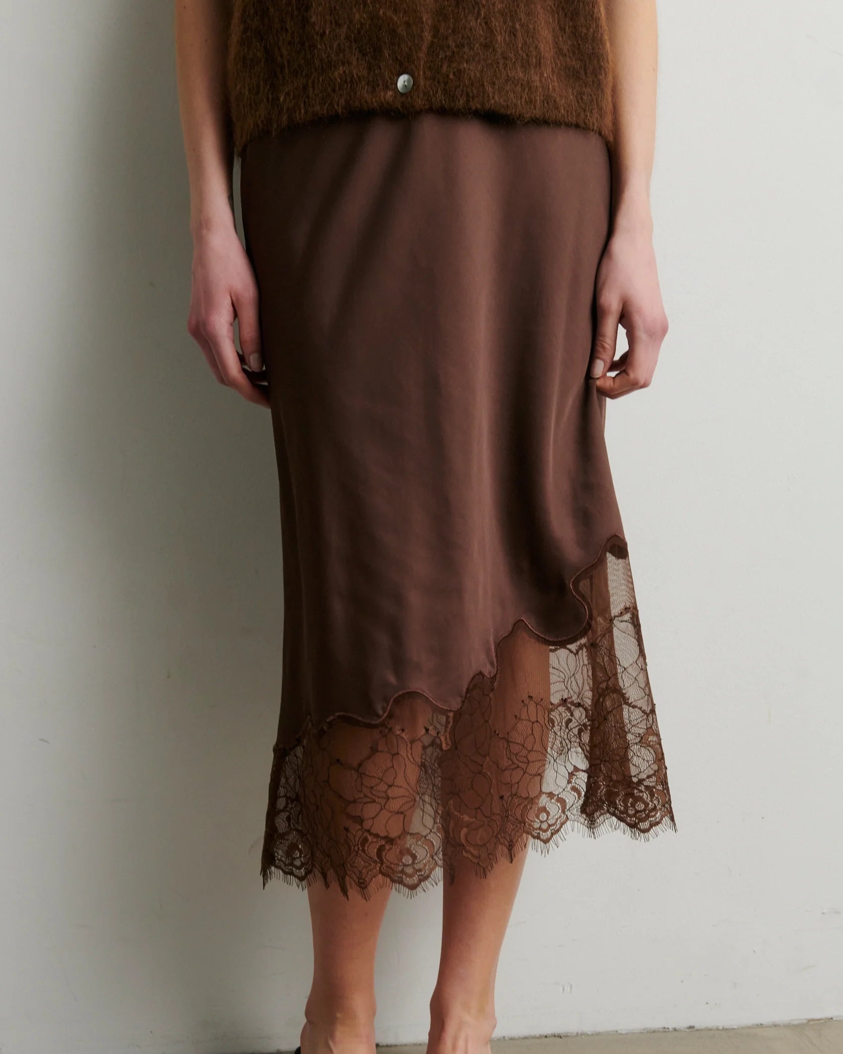Wila Lace Midi Skirt - Carafe