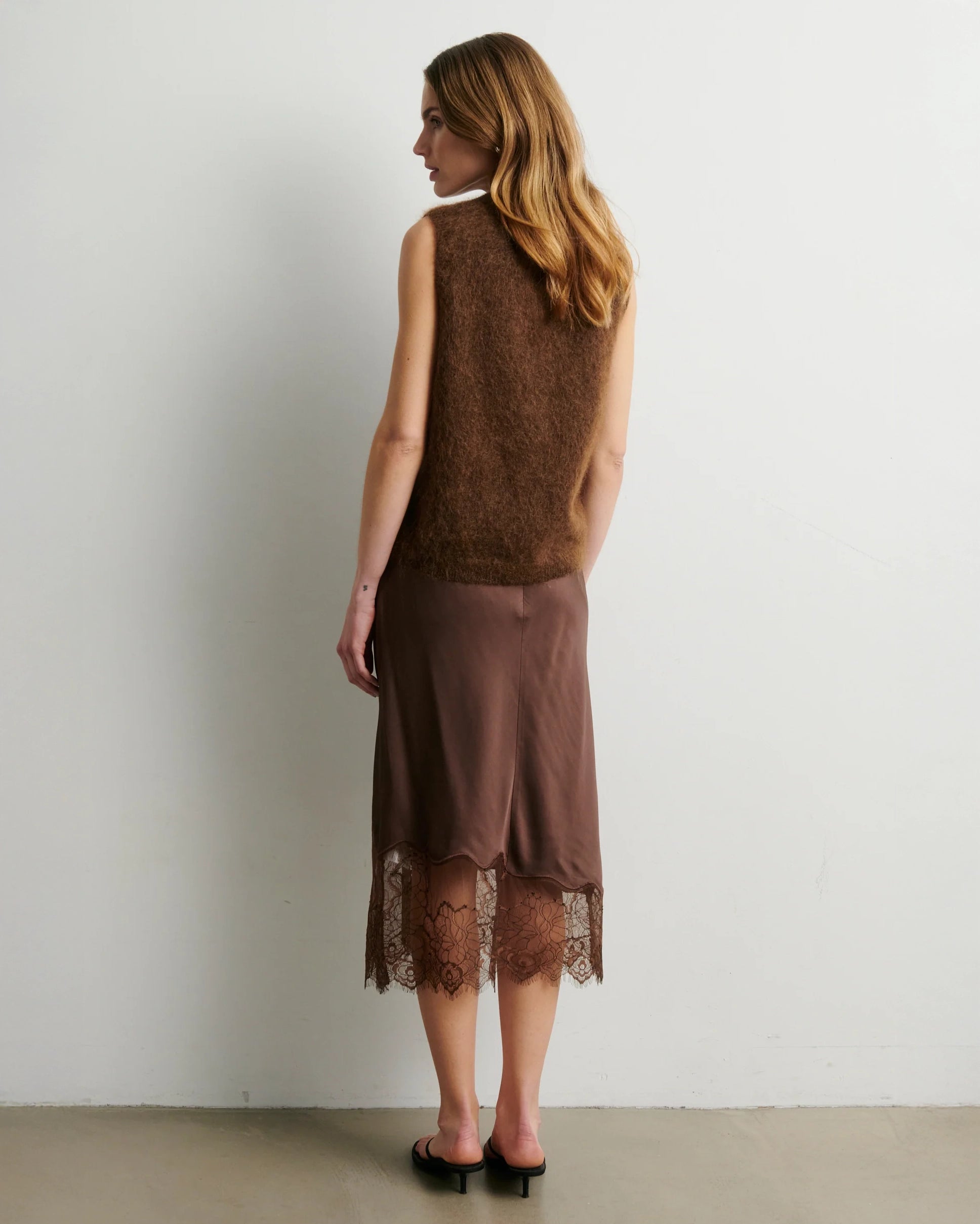 Wila Lace Midi Skirt - Carafe
