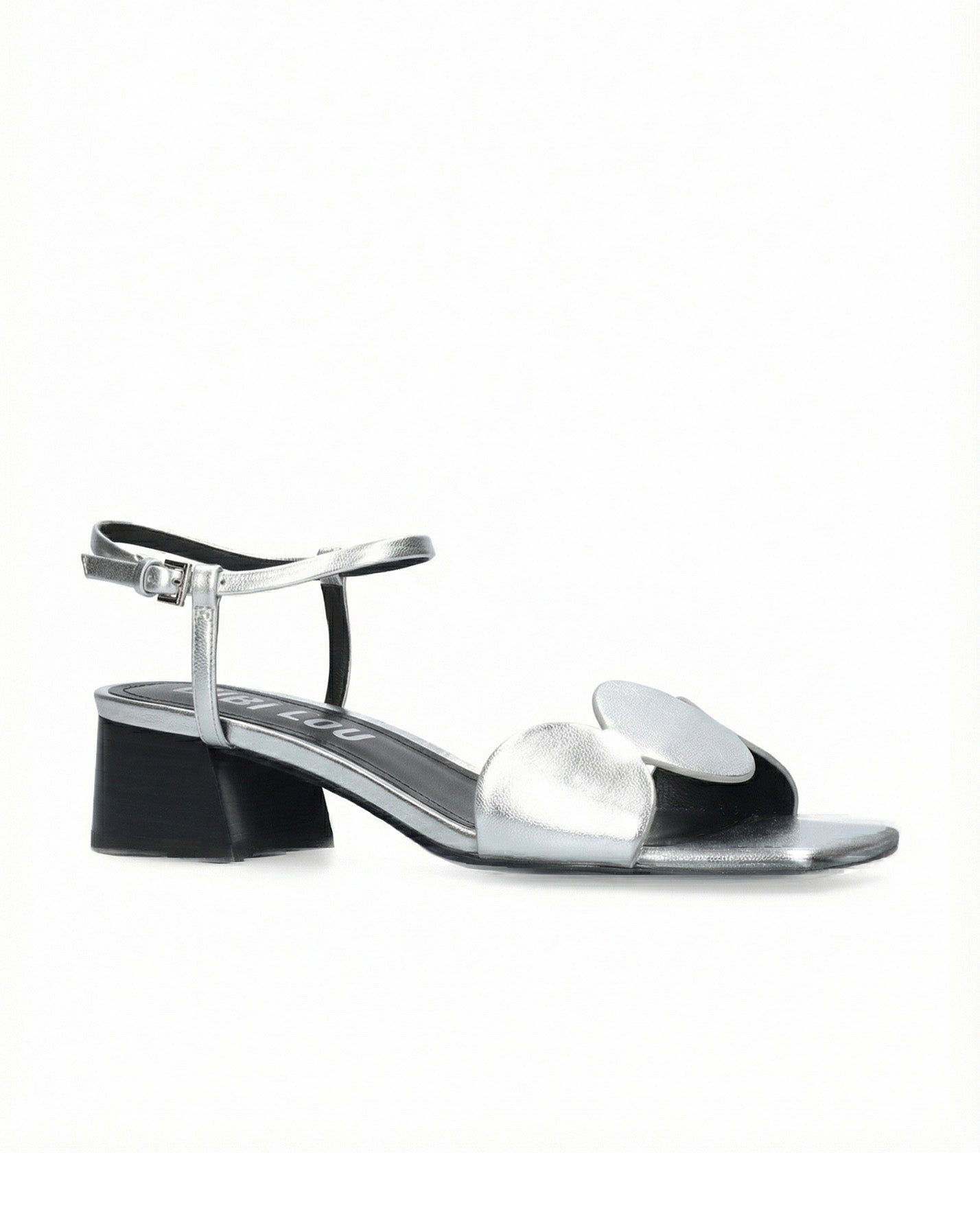 Circle Sandal - Platinum