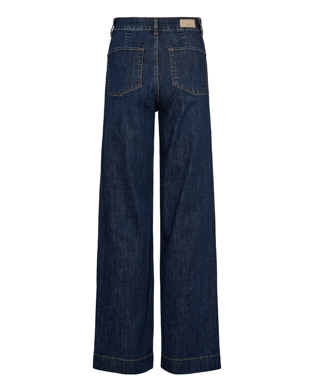 Nuparis Hr Wide Jeans - Dark Blue Denim