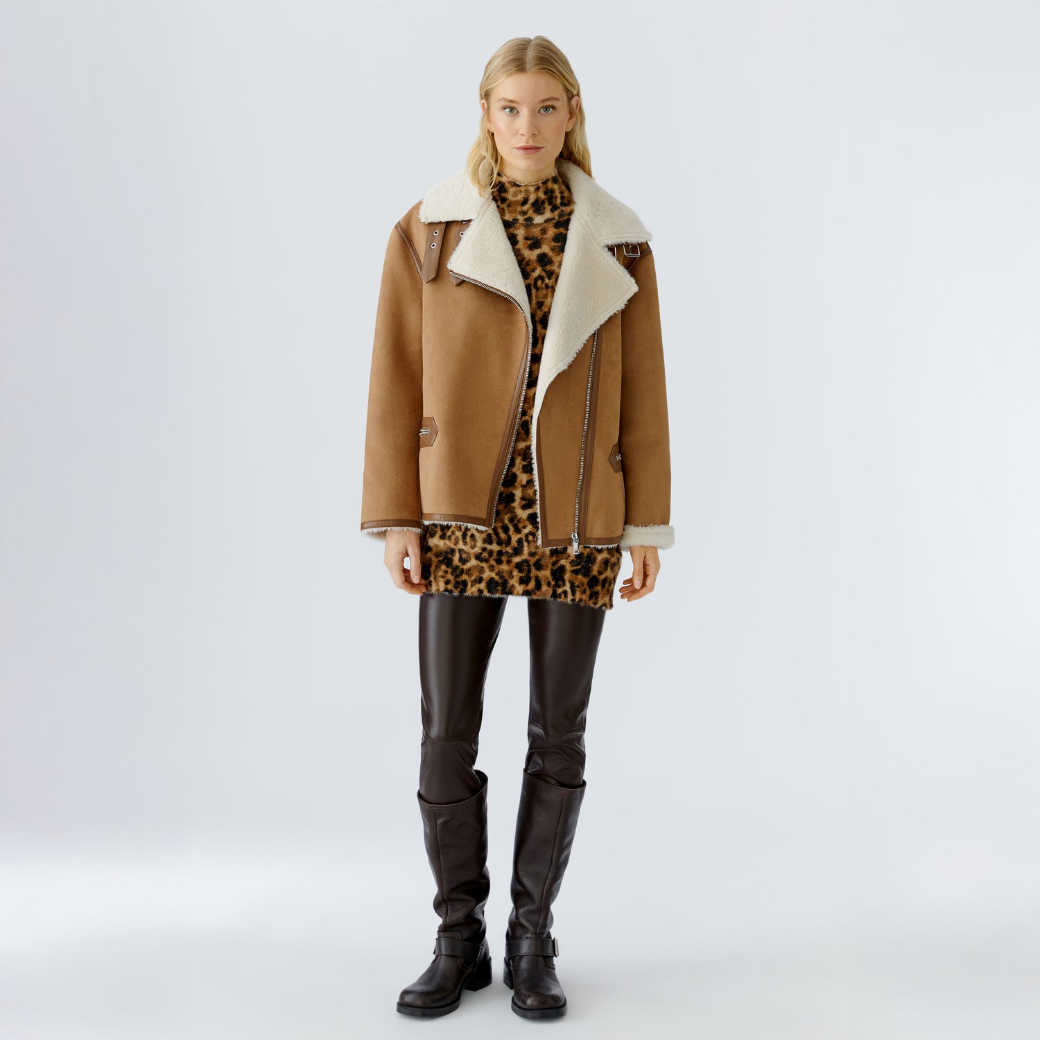 Pleather Legging - Dark Brown