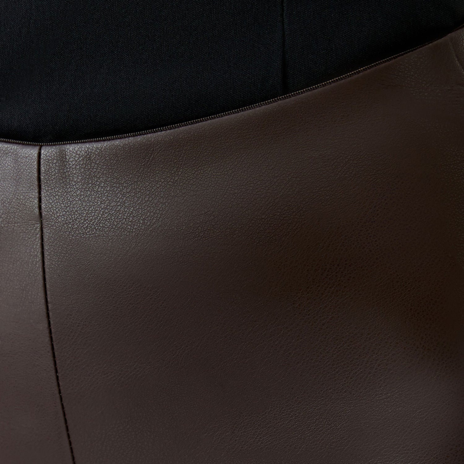 Pleather Legging - Dark Brown