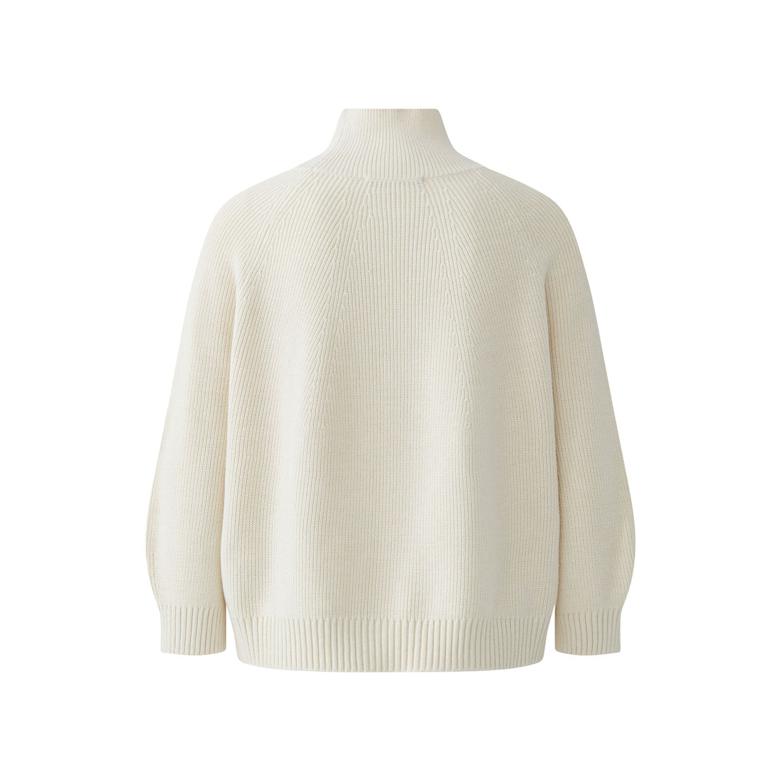 Raglan Cut Out Neck Jumper - Off White