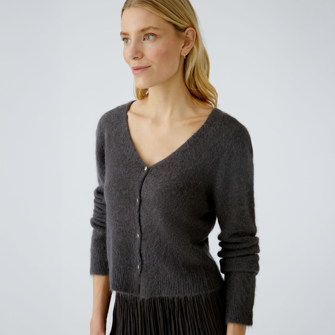 Fluffy Cardi - Espresso