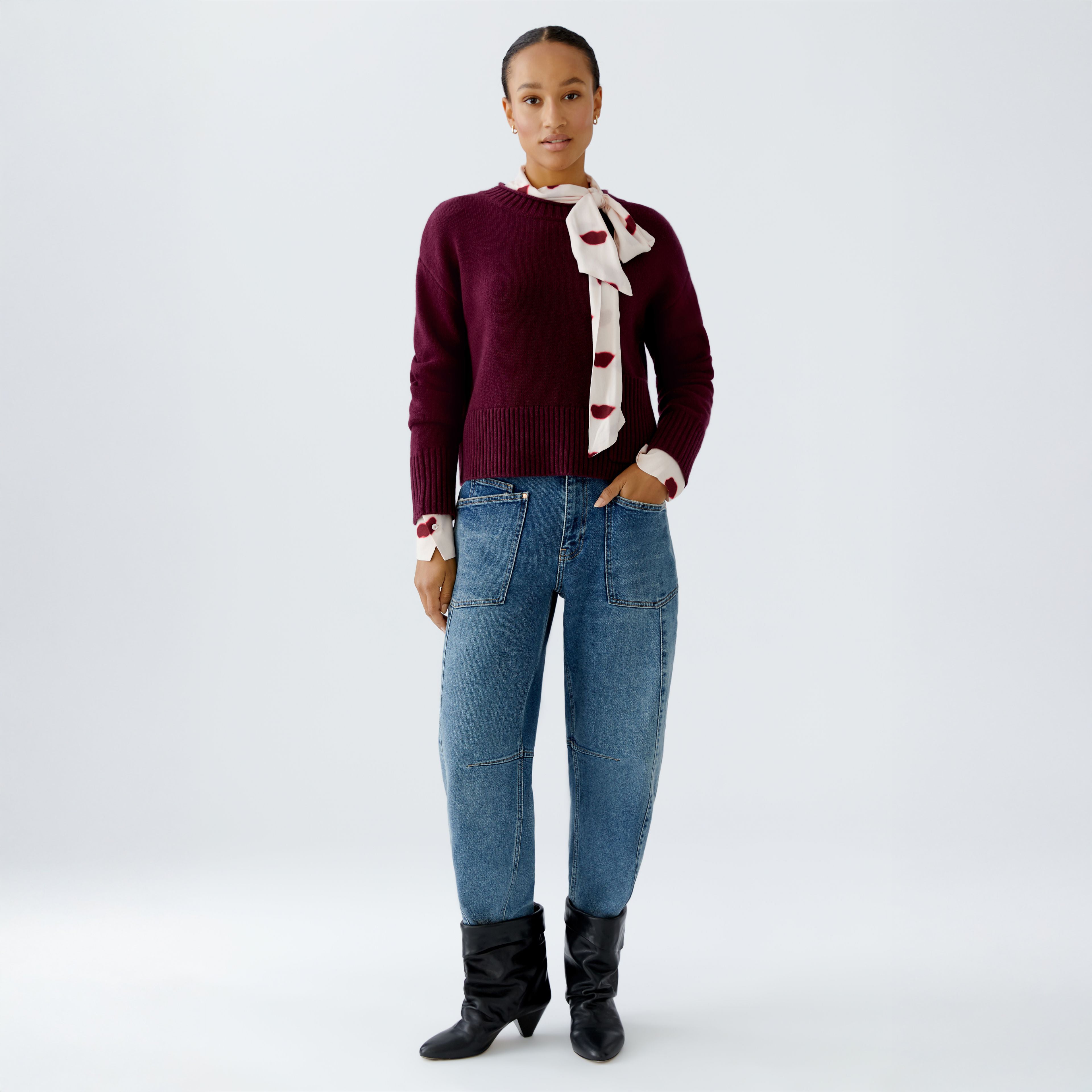 Pocket Jumper - Berry