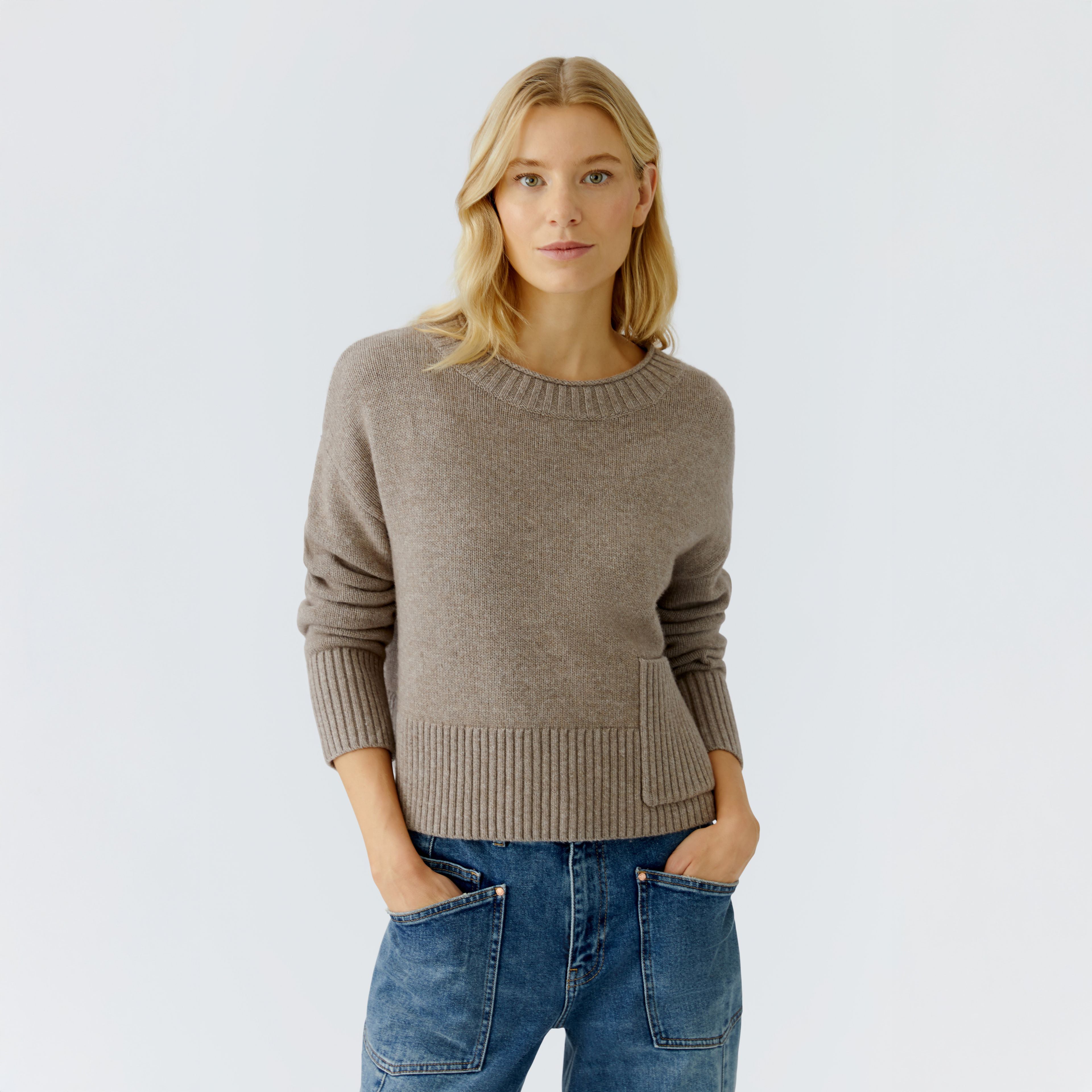 Pocket Jumper - Taupe