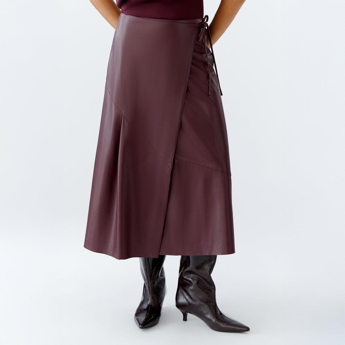 Wrap Skirt - Berry