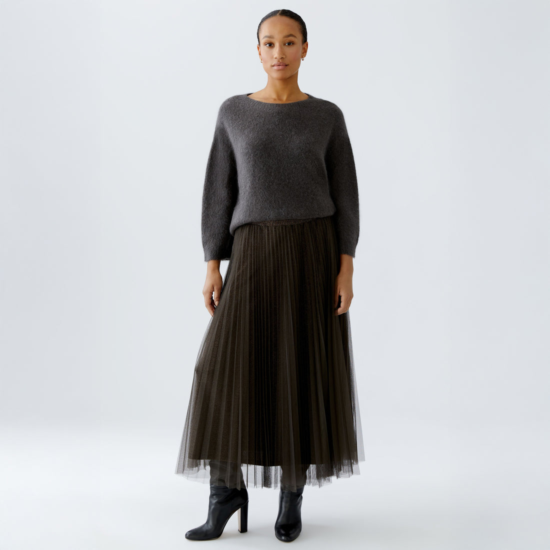 Tulle Skirt - Espresso
